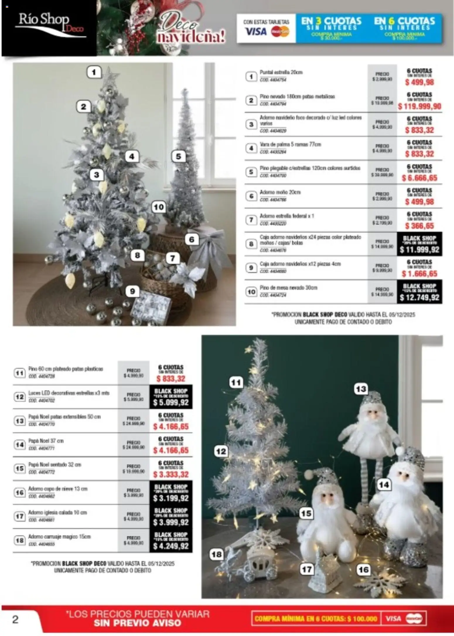 Río Shop Deco catálogo │ válido desde el 03.12.2025 | Página: 2 | Productos: Mesa, Caja, Papa