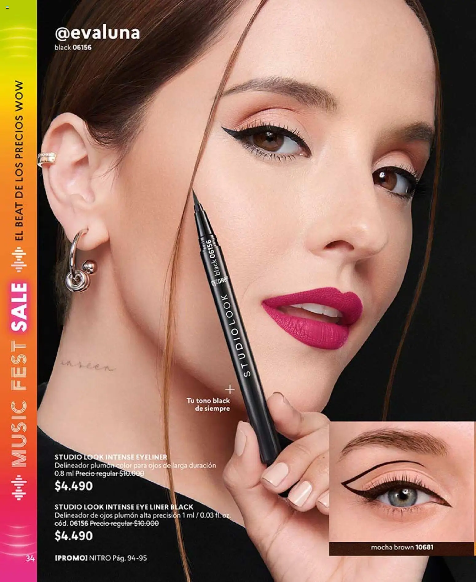 Catálogo CyZone Campaña 5 │ válido desde el 01.03.2026 | Página: 34 | Productos: Delineador de ojos, Delineador, Plumón