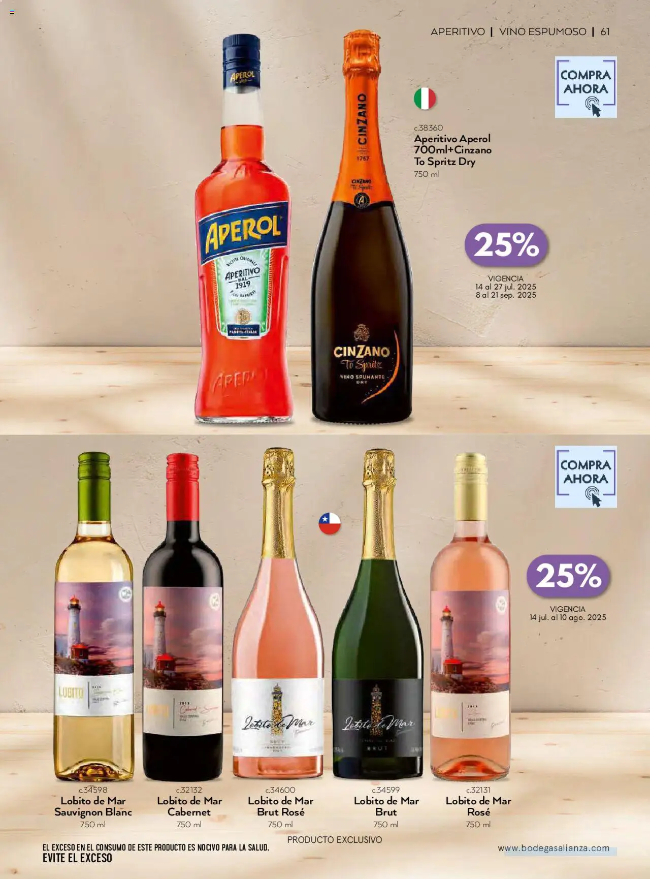 Nuevas ofertas de Bodegas Alianza válidas en toda la República Mexicana desde el 01.07.2025. ¡Encuentra las mejores ofertas en Bodegas Alianza catálogo Cava Morada! | Página: 63 | Productos: Vino