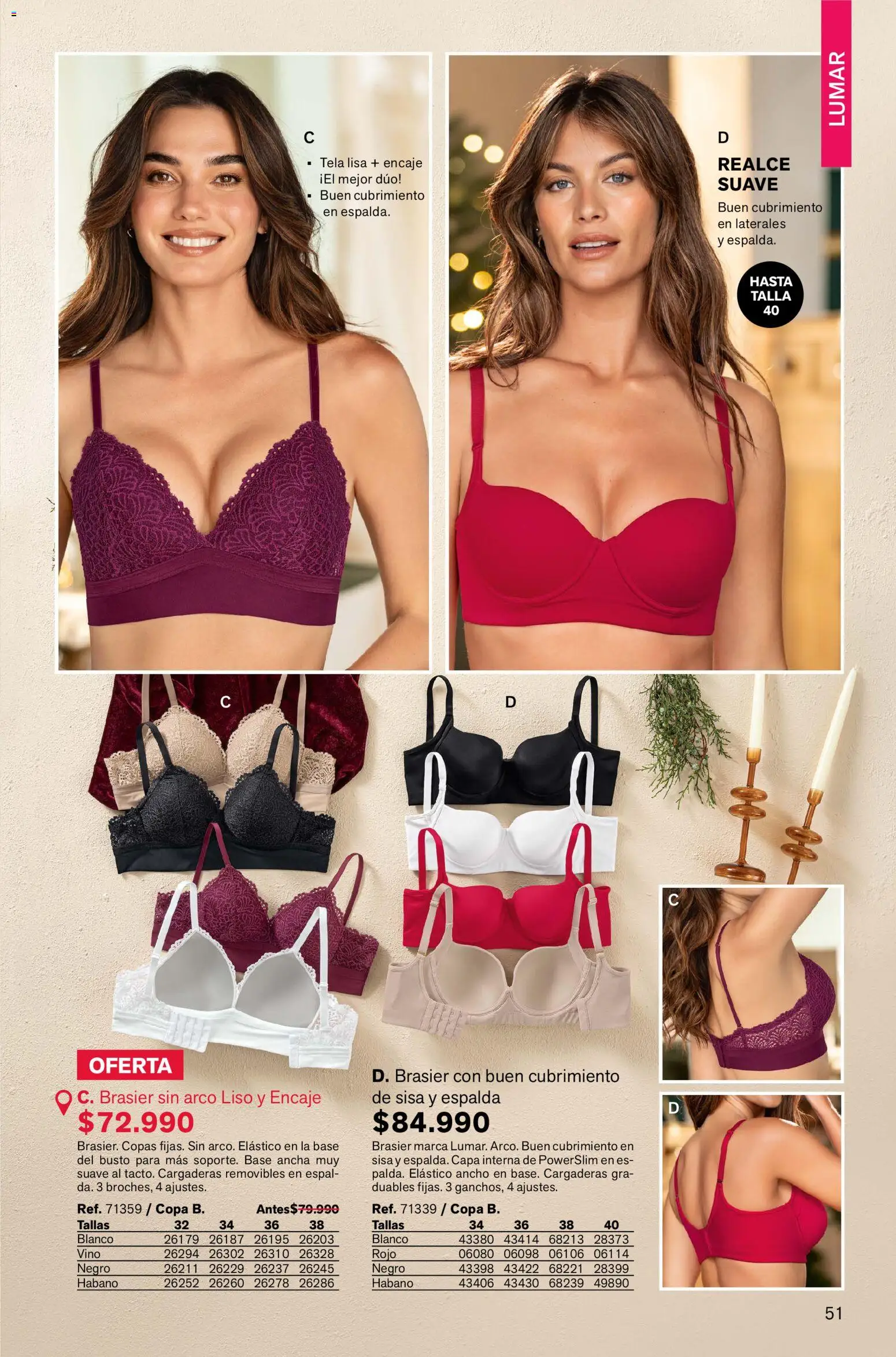 Leonisa revista - valida desde el 13.11.2025 | Página: 51 | Productos: Brasier, Vino