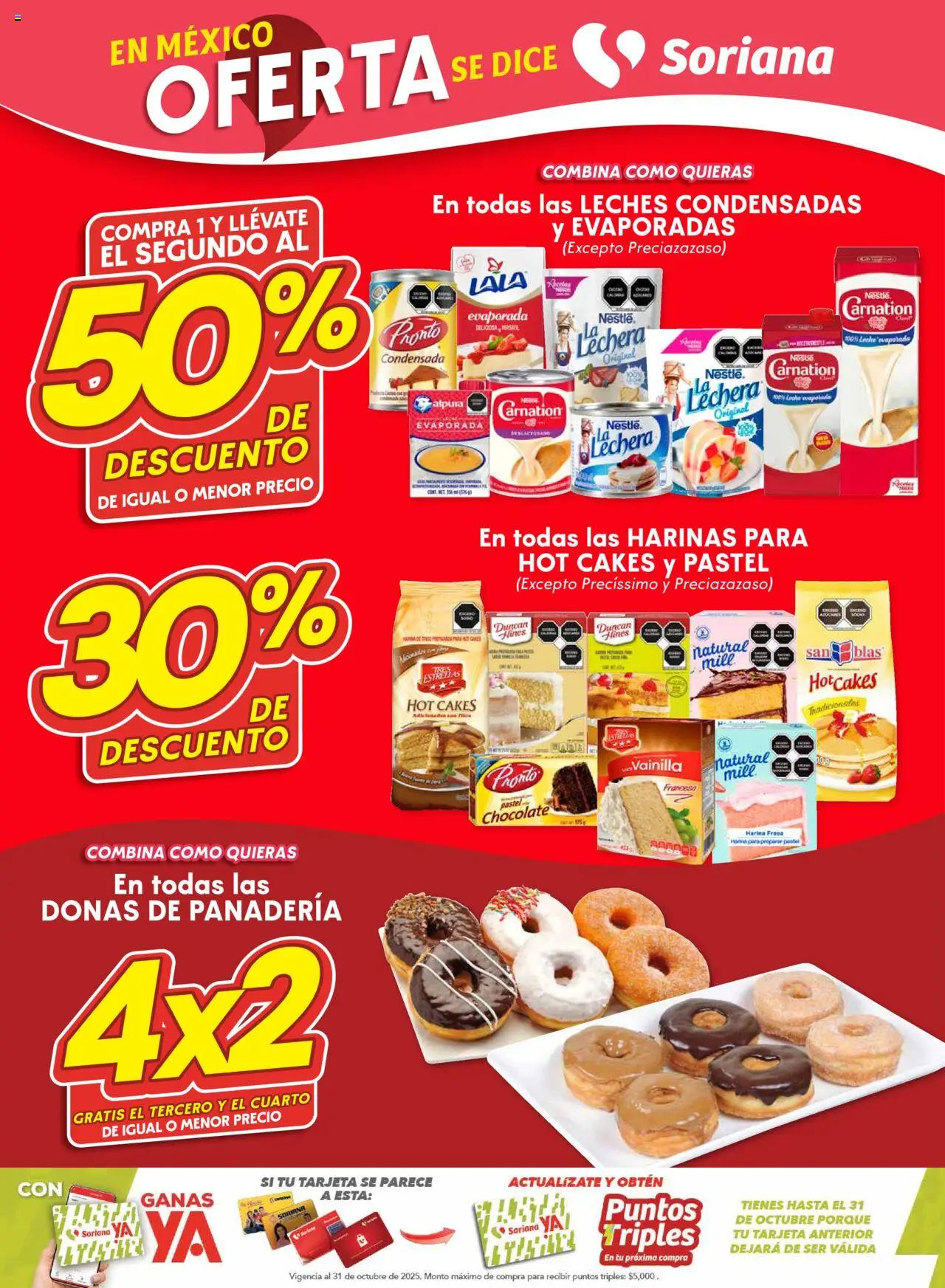 Nuevas ofertas de Soriana válidas en toda la República Mexicana desde el 14.08.2025. ¡Encuentra las mejores ofertas en Soriana folleto! | Página: 2 | Productos: Fresa, Harina, Chocolate, Panadería