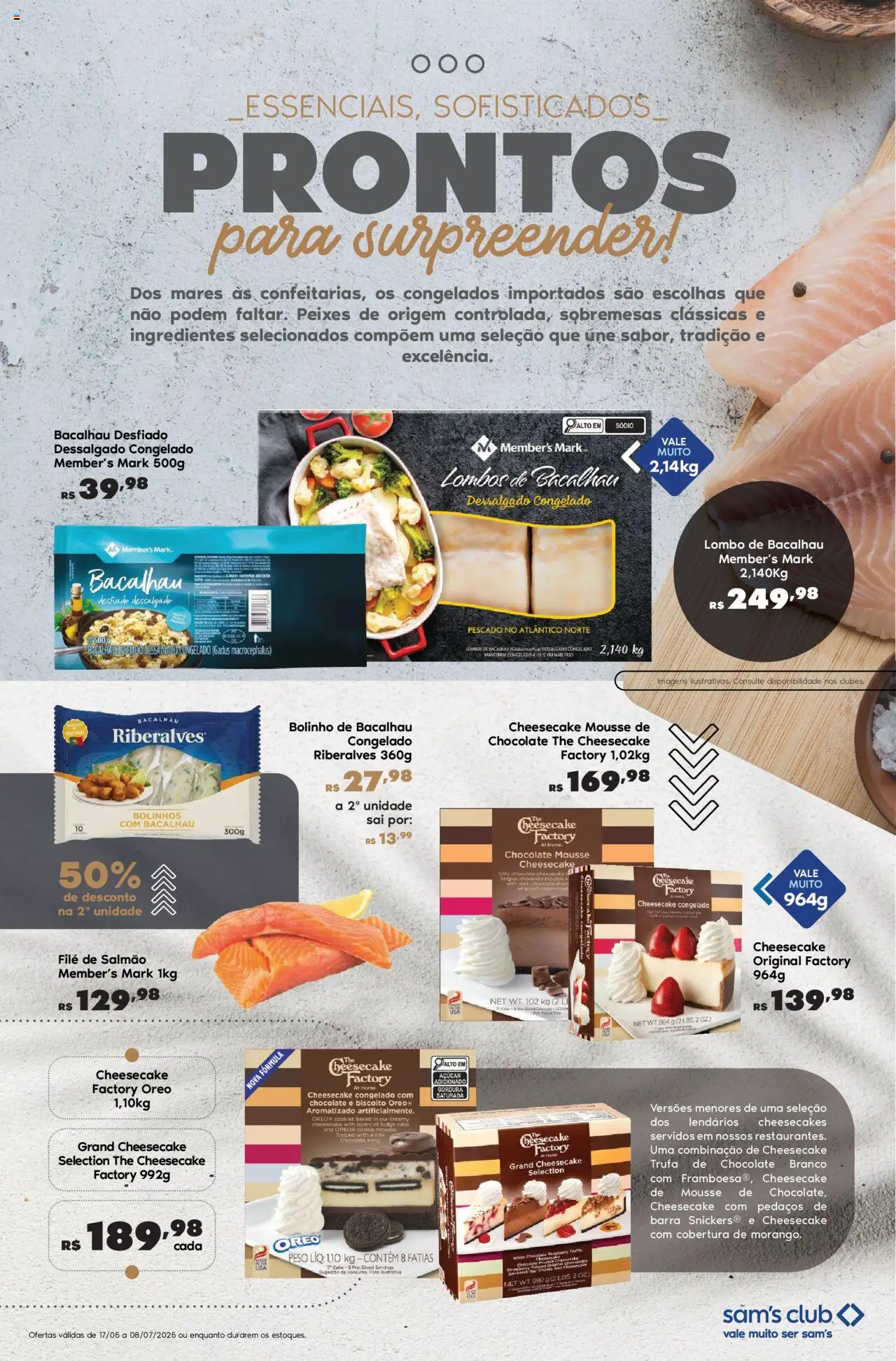 Sam's Club Folheto - válido de 17.06.2025 | Página: 21 | Produtos: Mousse, Bacalhau, Lombo, Cookies