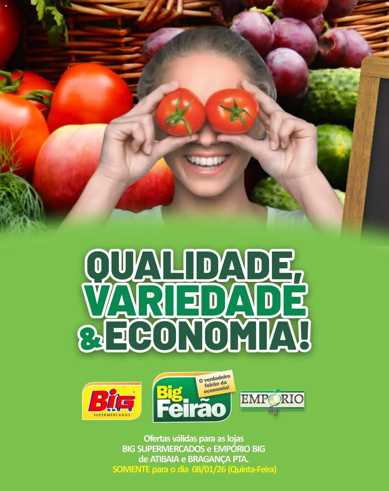 Big Supermercados Folheto - válido de 08.01.2026 | Página: 1