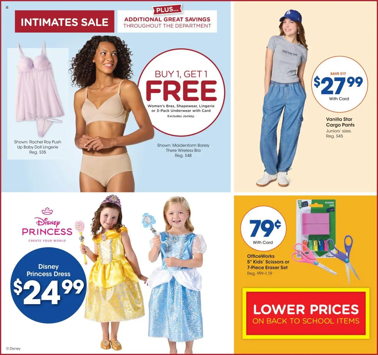 Fred Meyer Weekly Ad - valid from 06.08.2025 | Page: 5 | Products: Eraser, Underwear, Bra, Dress