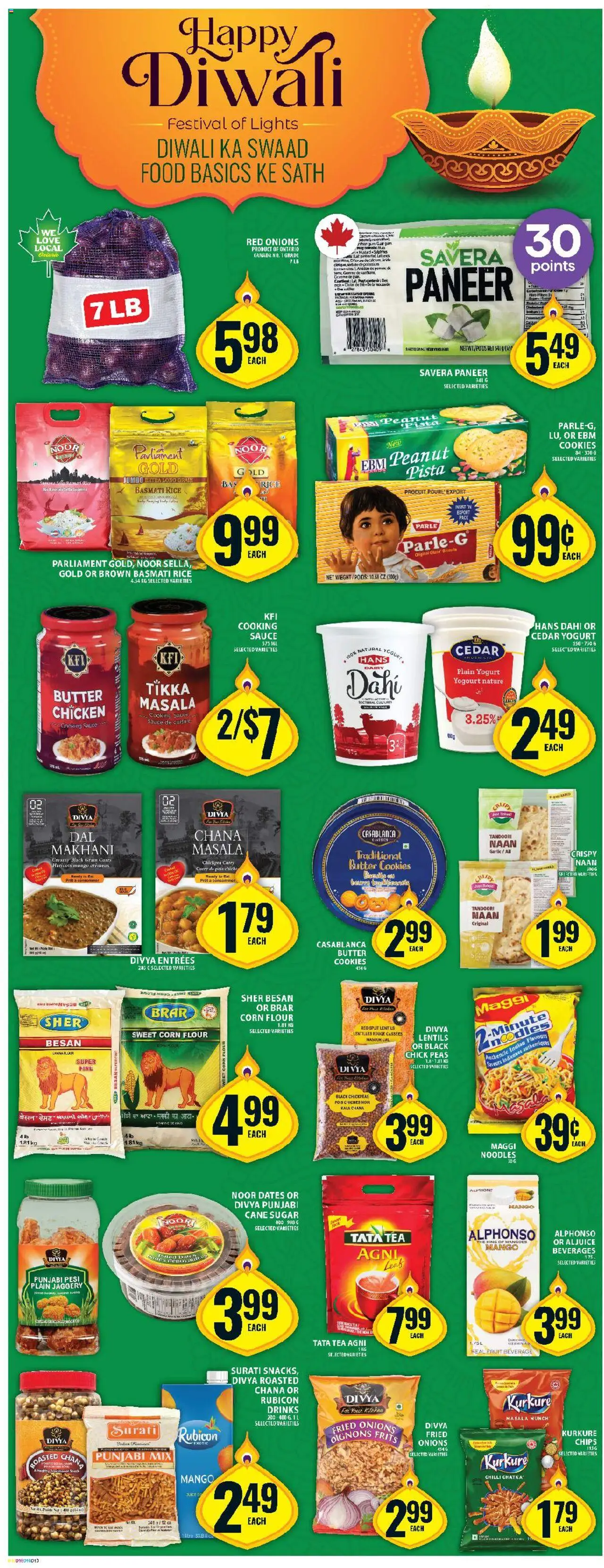 Food Basics flyer valid from 18.09.2025 | Page: 17 | Products: Tea, Chips, Butter, Chicken