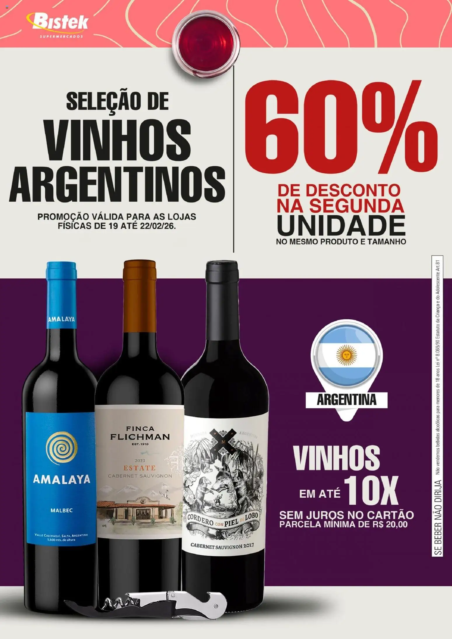 Bistek Supermercados Folheto - válido de 19.02.2026 | Página: 1