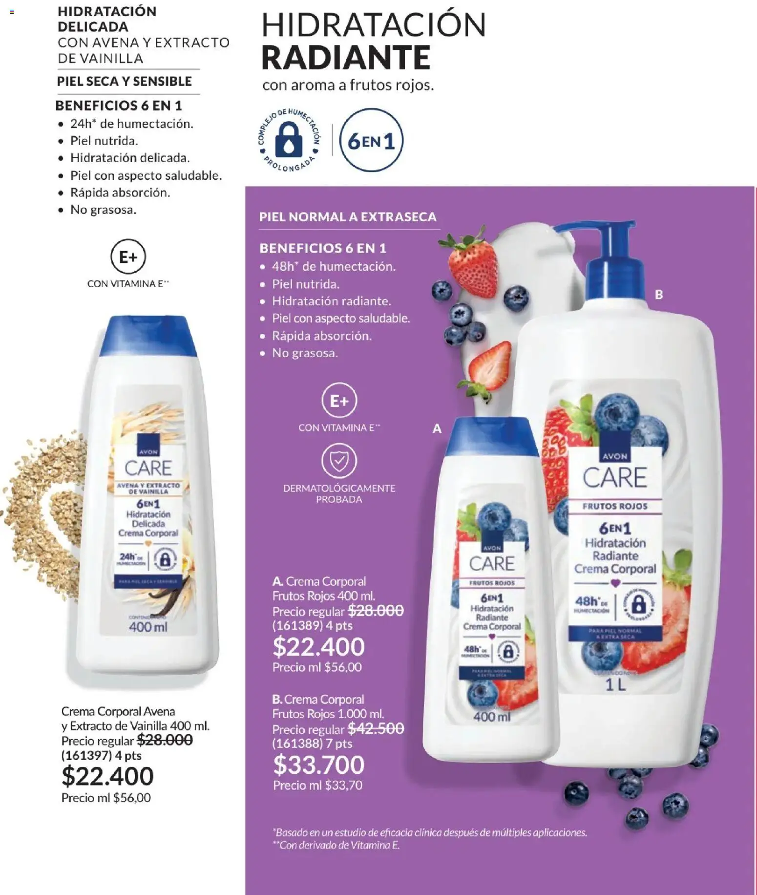 Avon revista - valida desde el 01.12.2025 | Página: 132 | Productos: Crema, Avena