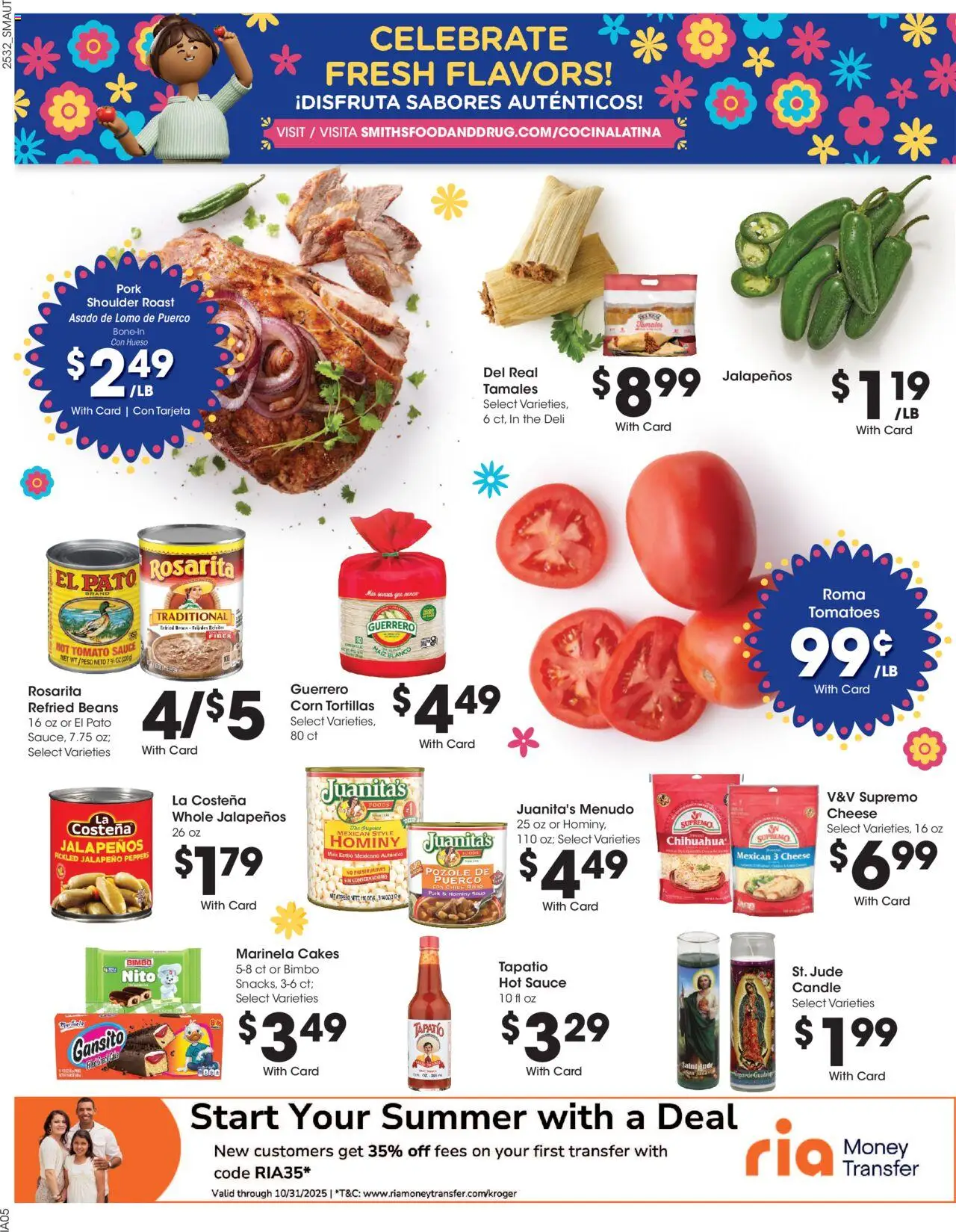 Smith's Weekly Ad - valid from 10.09.2025 | Page: 13 | Products: Corn, Pork, Tomatoes, Sauce