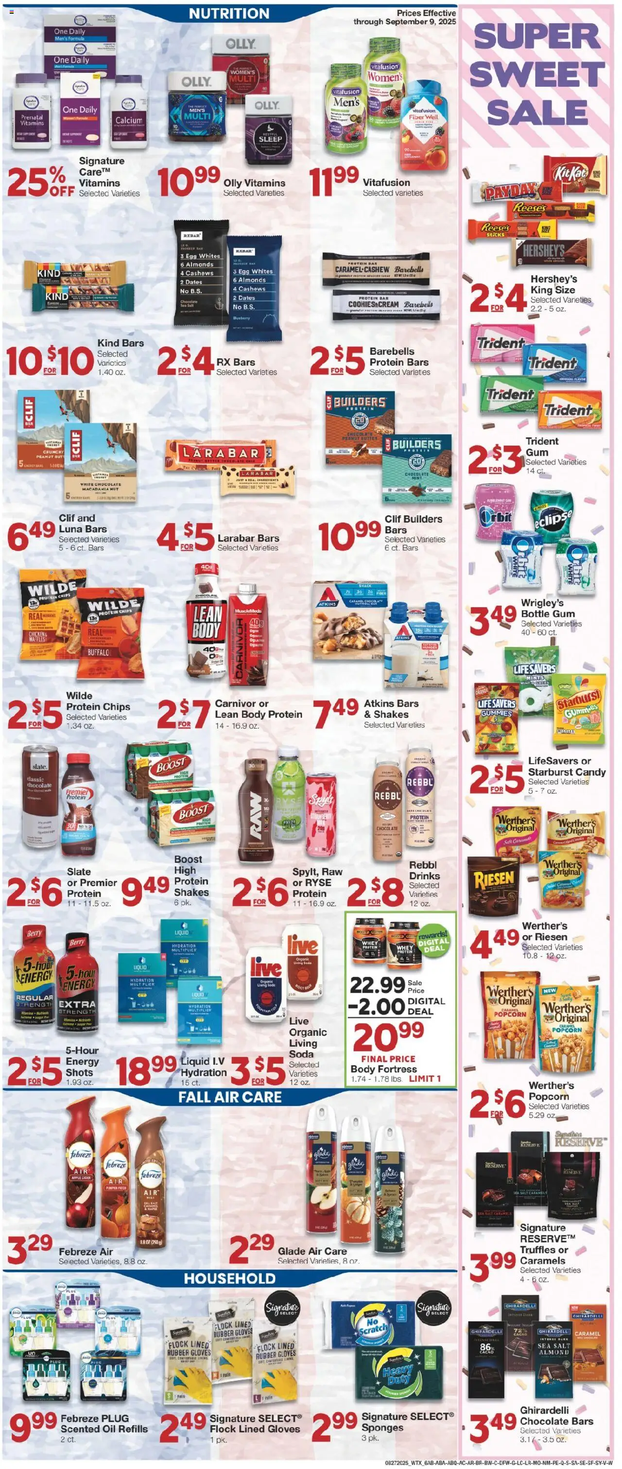 United Supermarkets Weekly Ad - valid from 26.08.2025 | Page: 6 | Products: Oil, Beer, Salt, Chocolate Chip