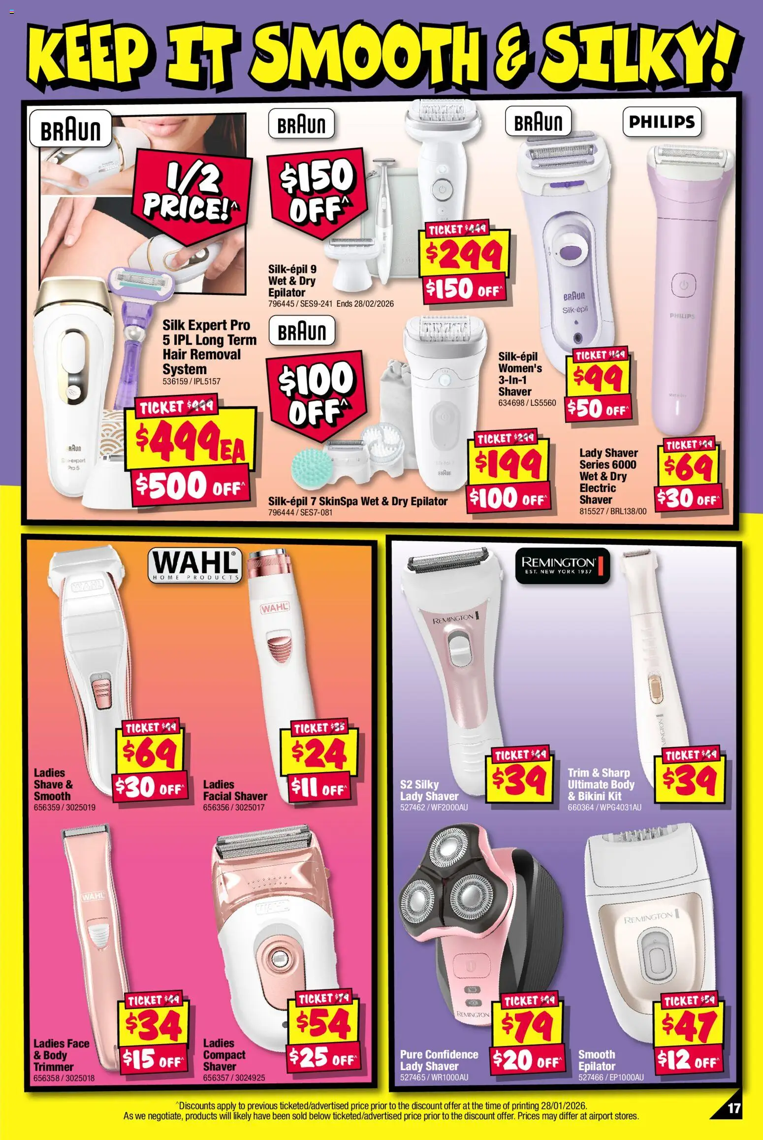JB Hi-Fi catalogue - valid from 12.02.2026 | Page: 17 | Products: Bikini, IPL, Electric shaver, Epilator