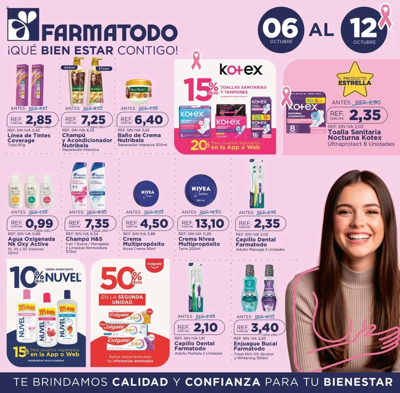 FarmaTodo revista - valida desde el 06.10.2025 | Página: 1 | Productos: Agua oxigenada, Crema, Cepillo, Champú