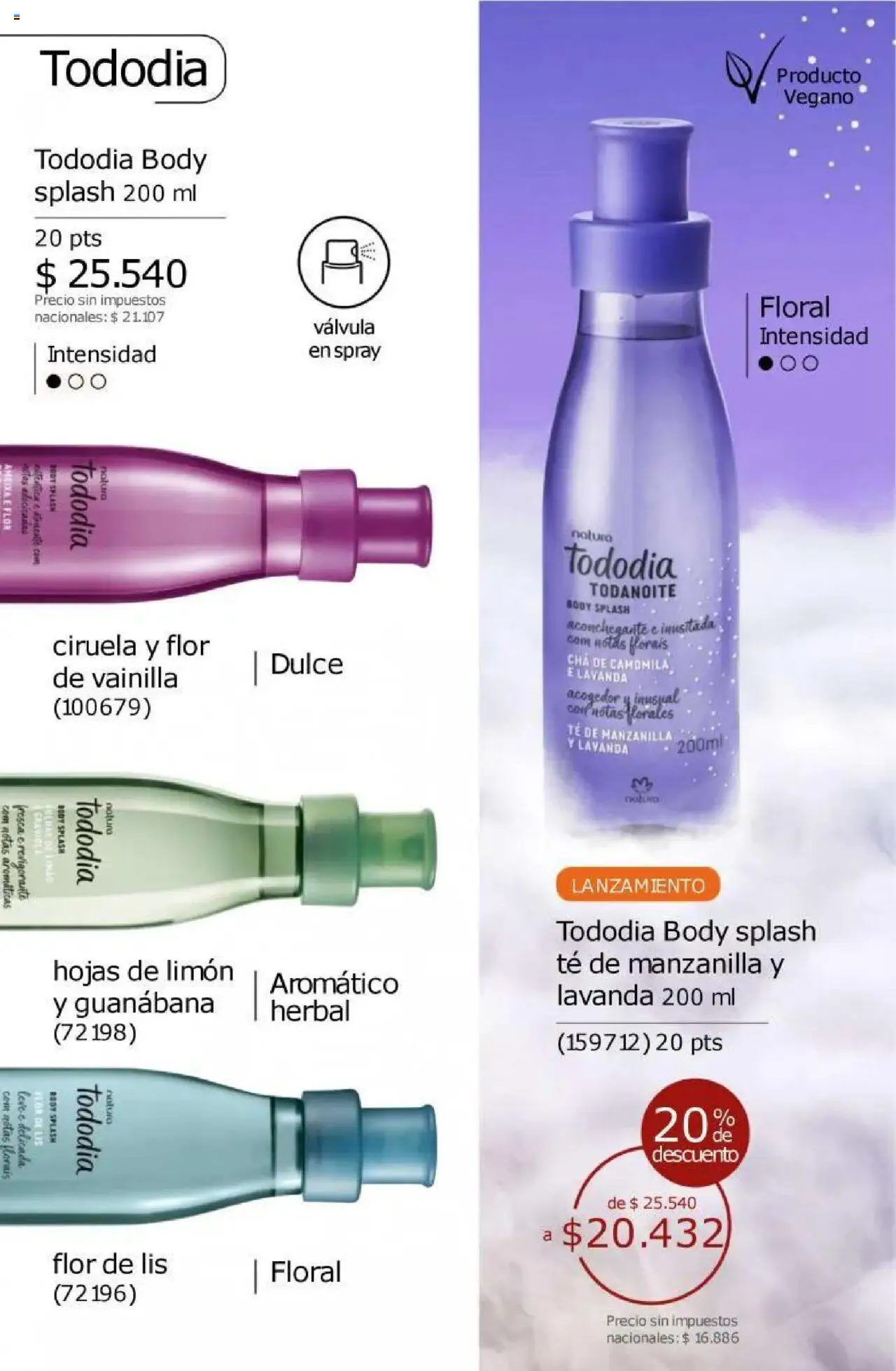 Catálogo Natura Ciclo 11 │ válido desde el 11.08.2025 | Página: 82 | Productos: Body, Limón, Té
