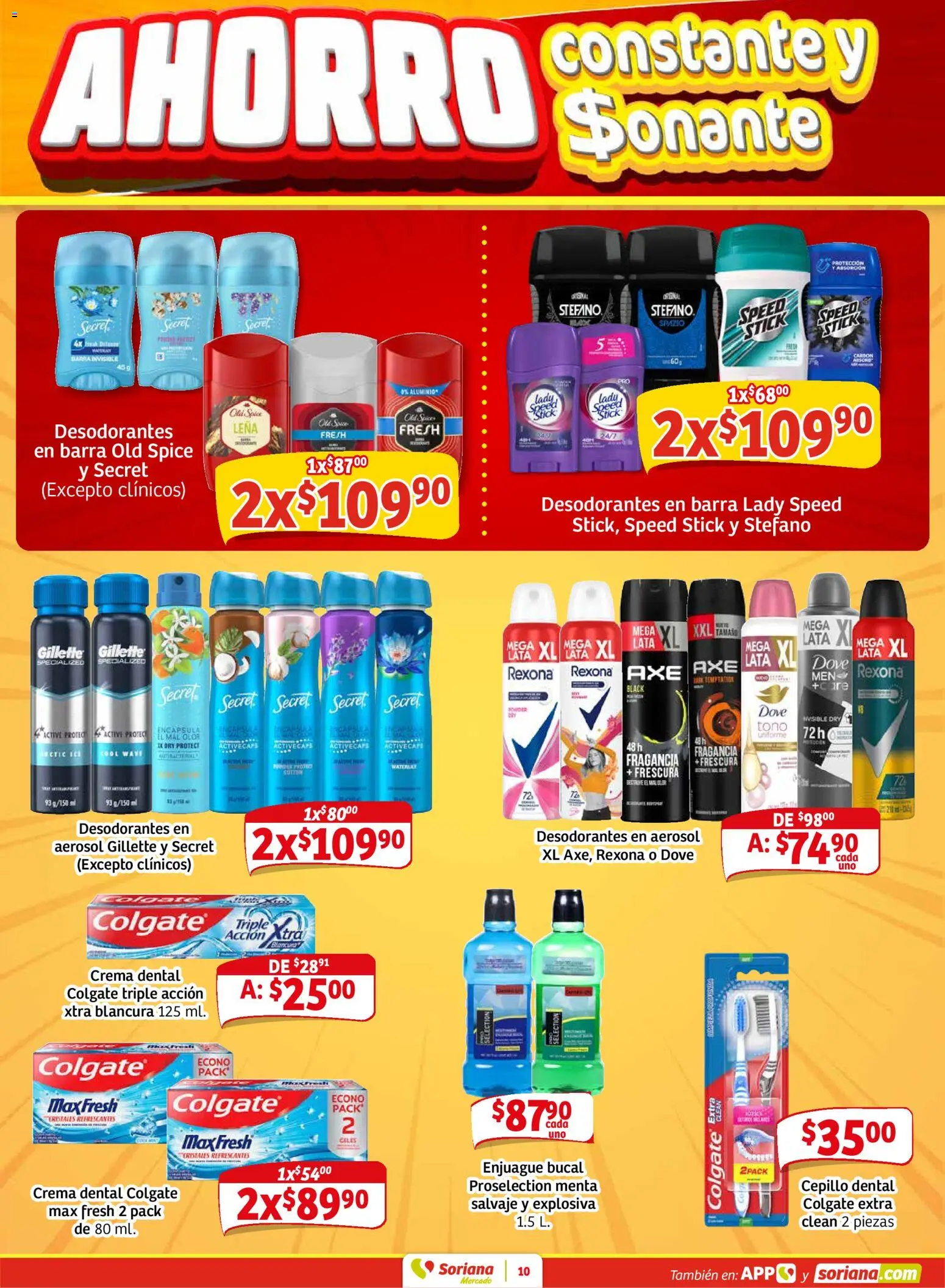 Nuevas ofertas de Soriana válidas en toda la República Mexicana desde el 15.01.2026. ¡Encuentra las mejores ofertas en Soriana - Pesito Valedor Mercado: Ags, Col, Gto, Jal, Mich! | Página: 18 | Productos: Enjuague bucal, Crema, Mesa, Fragancia