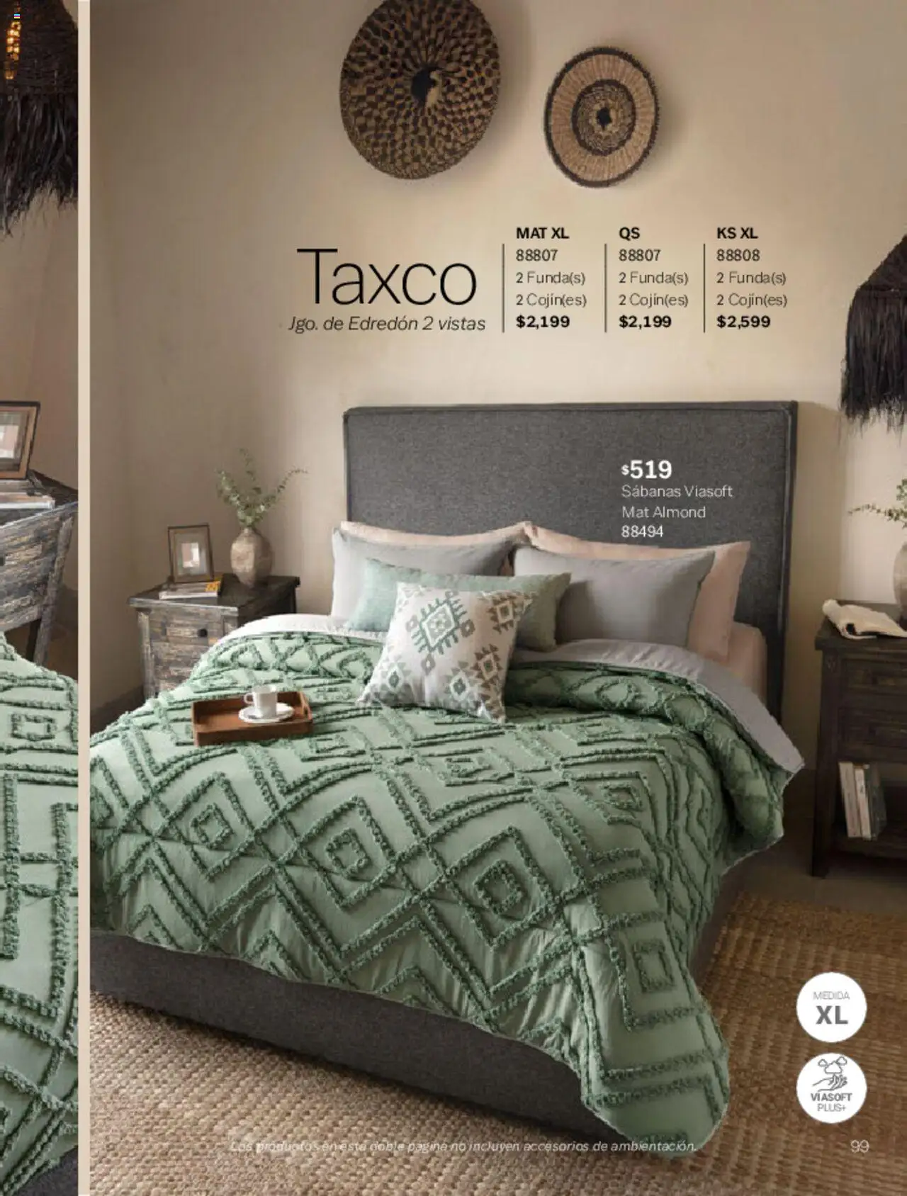 Nuevas ofertas de Vianney válidas en toda la República Mexicana desde el 07.03.2025. ¡Encuentra las mejores ofertas en Vianney catálogo Primavera! | Página: 101 | Productos: Sabanas