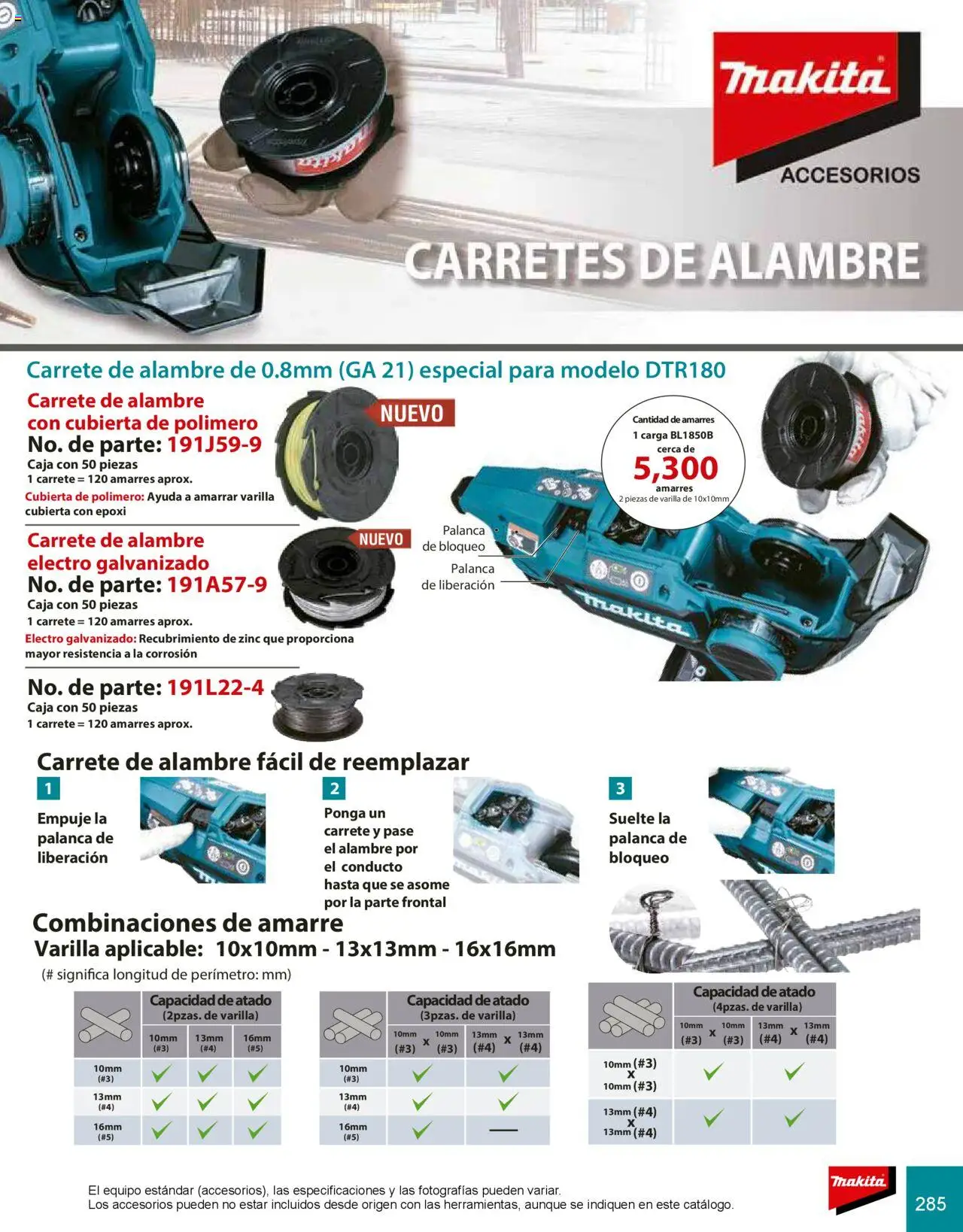 Nuevas ofertas de Makita válidas en toda la República Mexicana desde el 08.07.2024. ¡Encuentra las mejores ofertas en Makita catálogo Accesorios! | Página: 285 | Productos: Caja