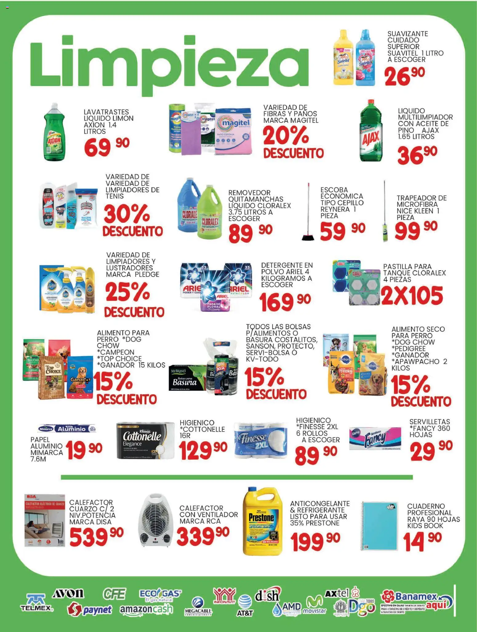 Nuevas ofertas de Alsuper válidas en toda la República Mexicana desde el 13.01.2026. ¡Encuentra las mejores ofertas en Alsuper folleto Durango! | Página: 5 | Productos: Detergente, Trapeador, Top, Bowl