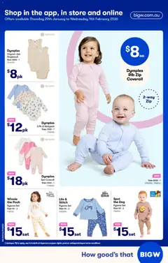 Preview of Big W Baby bonanza - valid from 29.01.2026 | Page: 2 | Products: Bodysuit