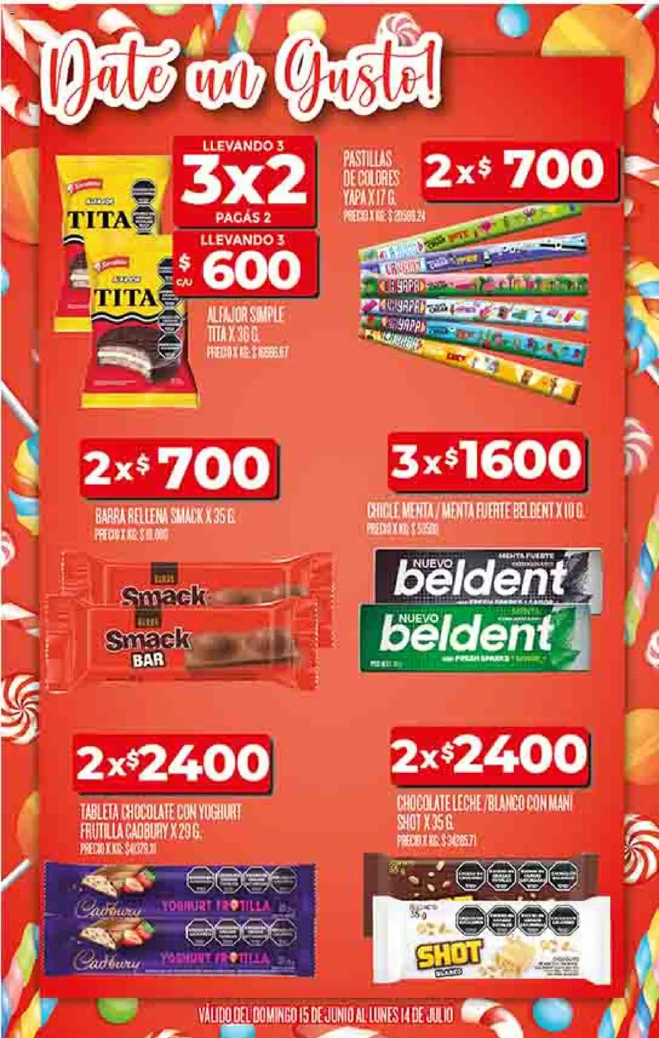 Supermercado DIA Ofertas │ válido desde el 18.06.2025 | Página: 49 | Productos: Frutilla, Leche, Chocolate, Chicle
