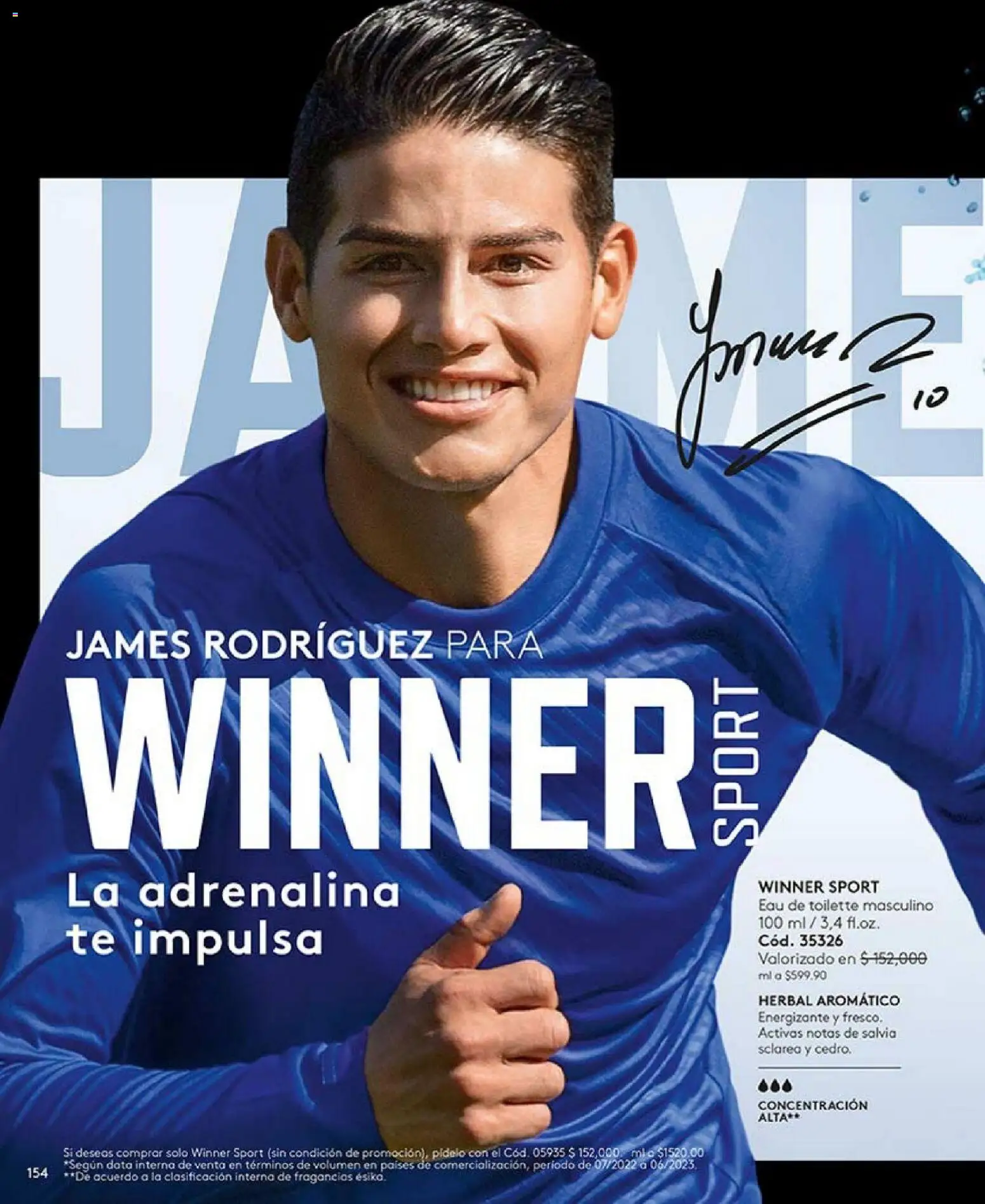 Ésika revista - valida desde el 01.04.2026 | Página: 154 | Productos: Té, Eau de toilette