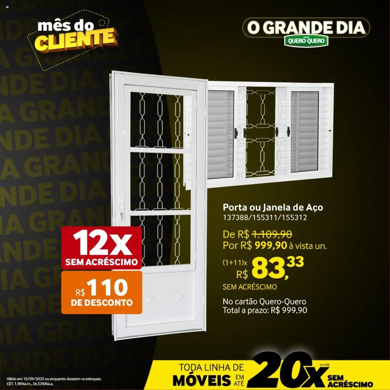 Lojas Quero-Quero Folheto - válido de 15.09.2025 | Página: 26 | Produtos: Porta, Janela