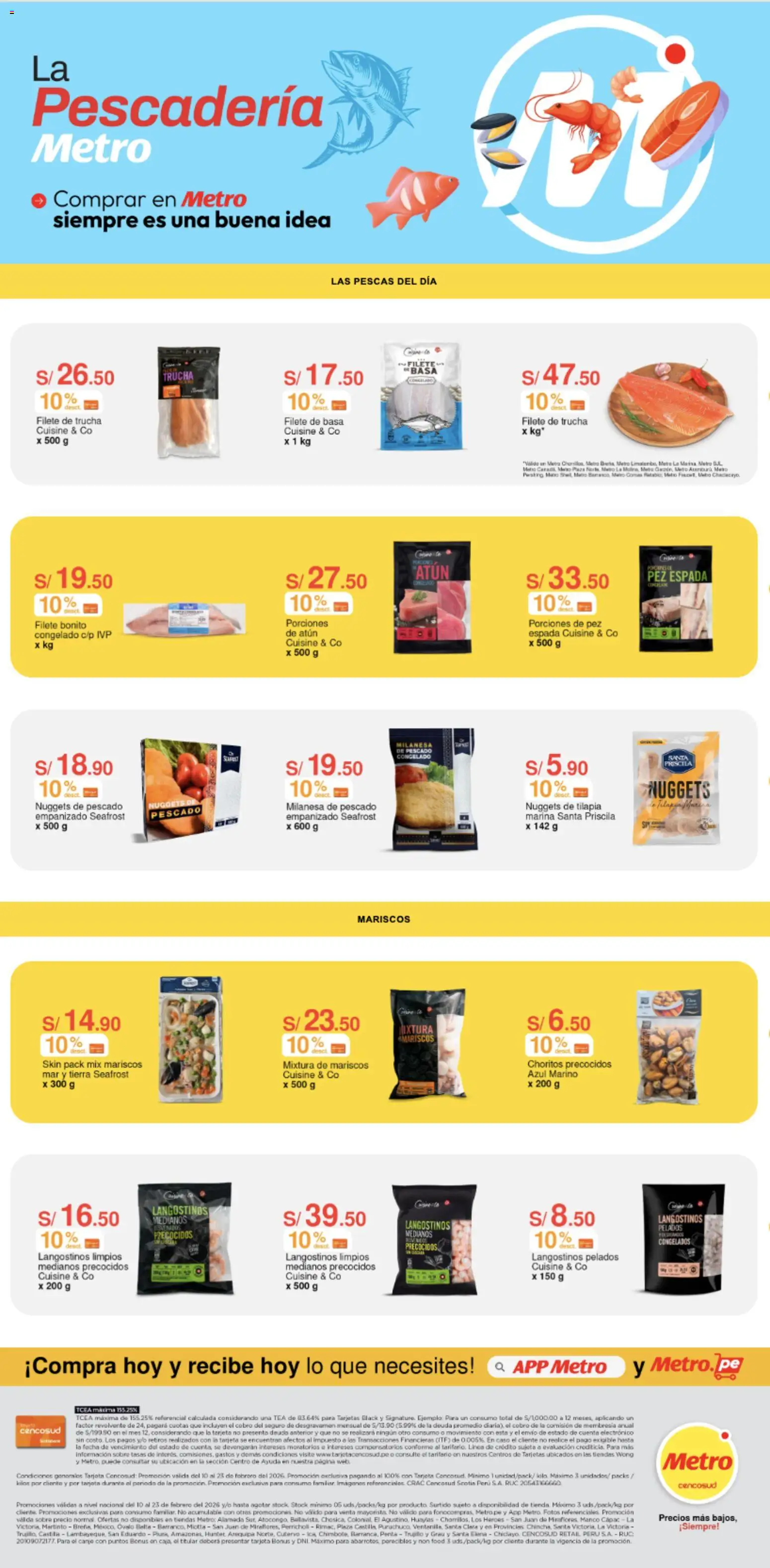 Catálogo Metro válido desde 10.02.2026 | Página: 1 | Productos: Pescado