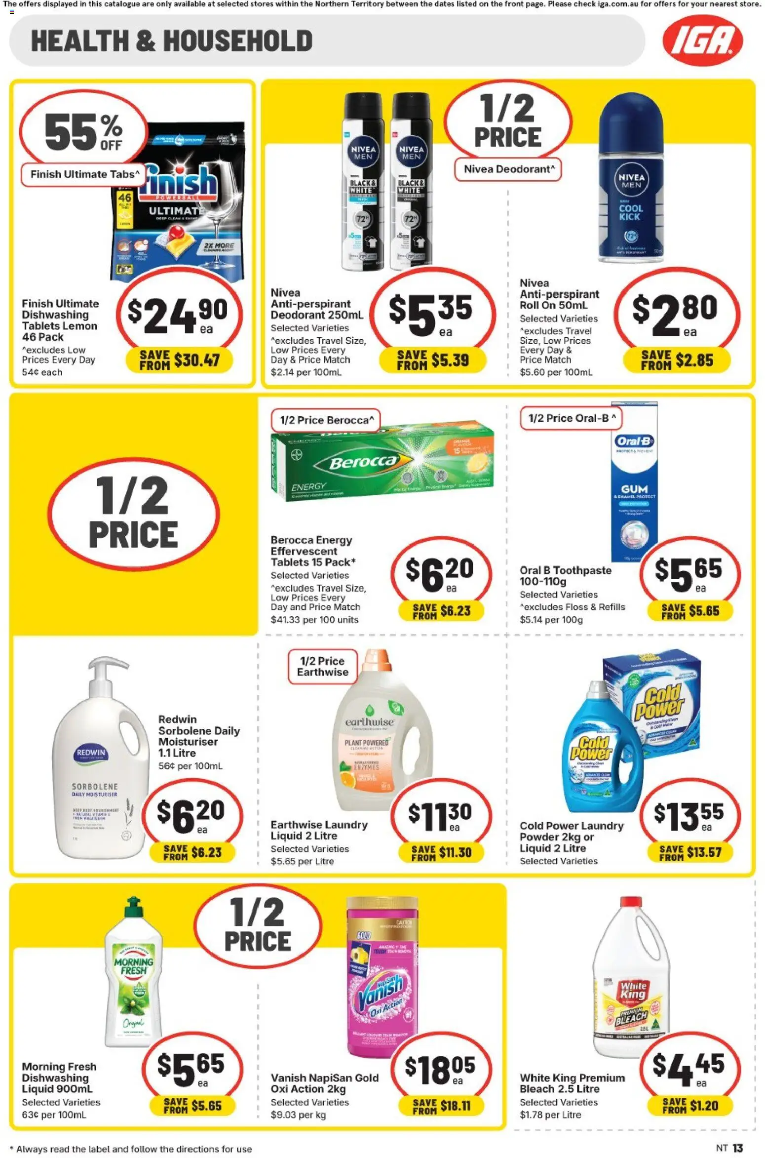 IGA catalogue - valid from 31.12.2025 | Page: 13 | Products: Beer, Pineapple, Cream, Ice cream
