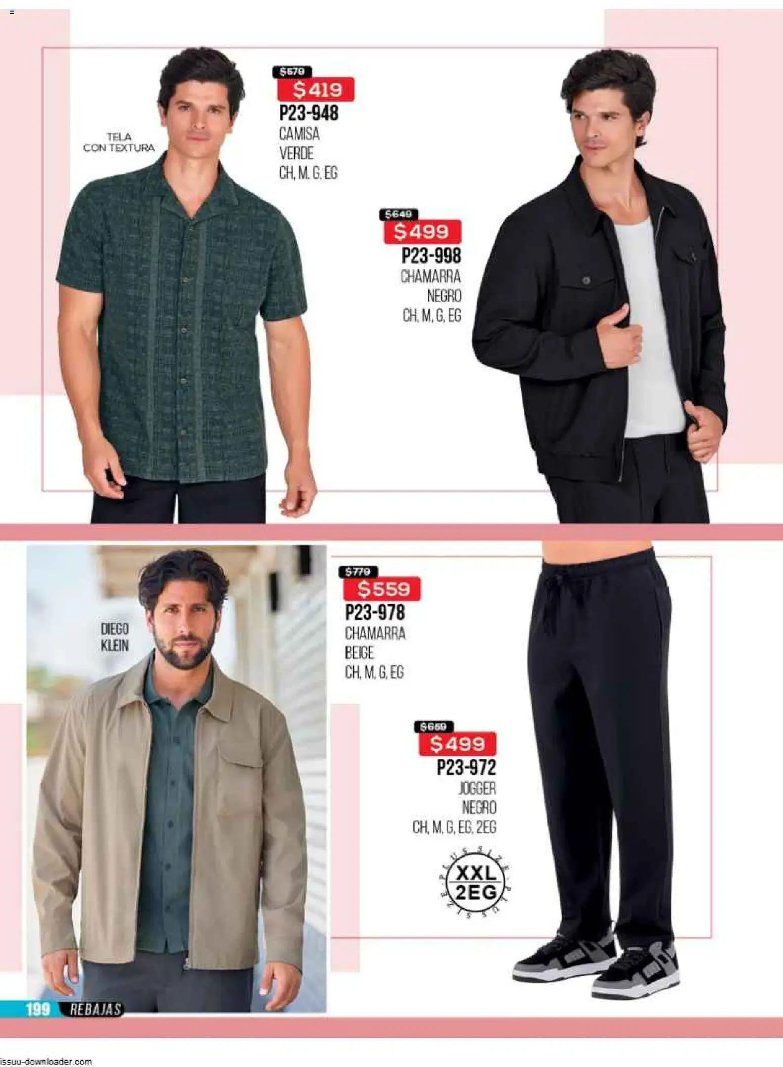 Nuevas ofertas de Cklass válidas en toda la República Mexicana desde el 31.10.2025. ¡Encuentra las mejores ofertas en Cklass catálogo Super Rebajas Ropa! | Página: 202 | Productos: Camisa, Chamarra