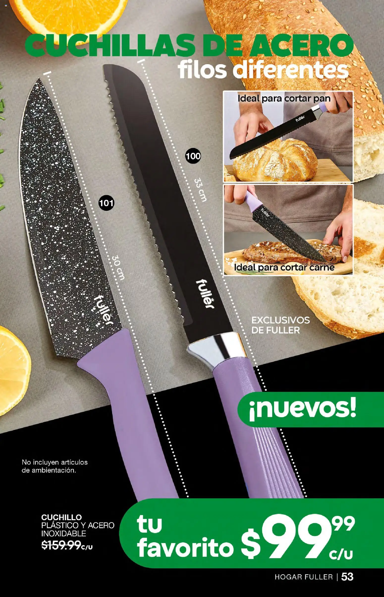 Nuevas ofertas de Fuller válidas en toda la República Mexicana desde el 18.03.2026. ¡Encuentra las mejores ofertas en Fuller campaña 25 2026! | Página: 53 | Productos: Pan, Cuchillo