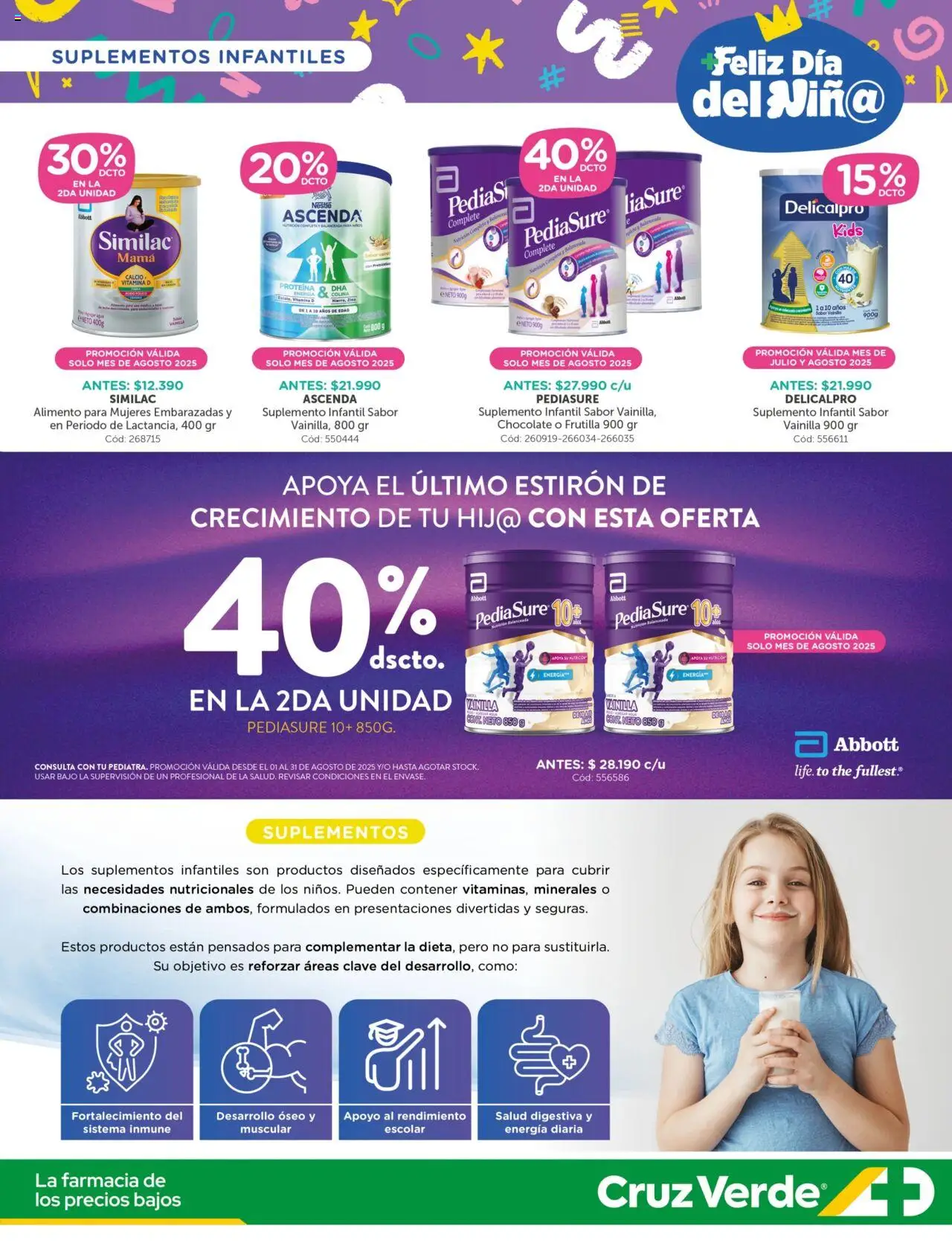 Día del Niño Cruz Verde │ válido desde el 01.08.2025 | Página: 7 | Productos: Chocolate, Frutilla