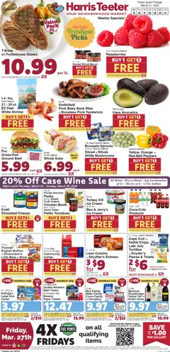 Preview of Harris Teeter weekly ads valid from 25.03.2026