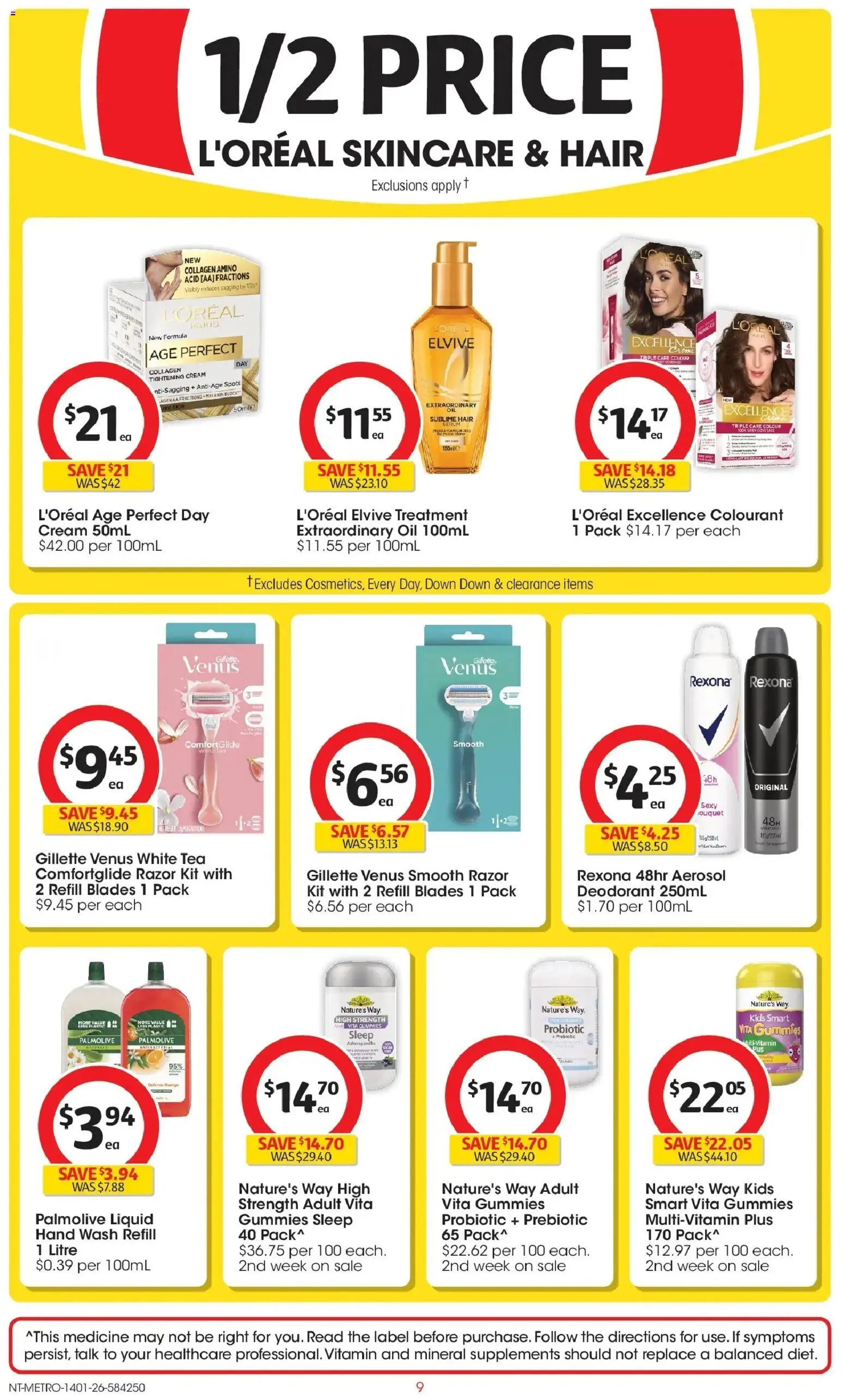 Coles catalogue - valid from 14.01.2026 | Page: 9 | Products: Tea, Collagen, Treatment, Vitamin