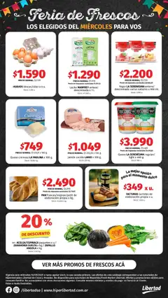 Vista previa Hipermercado Libertad - Feria de Frescos - NEA válido desde el 10.09.2025