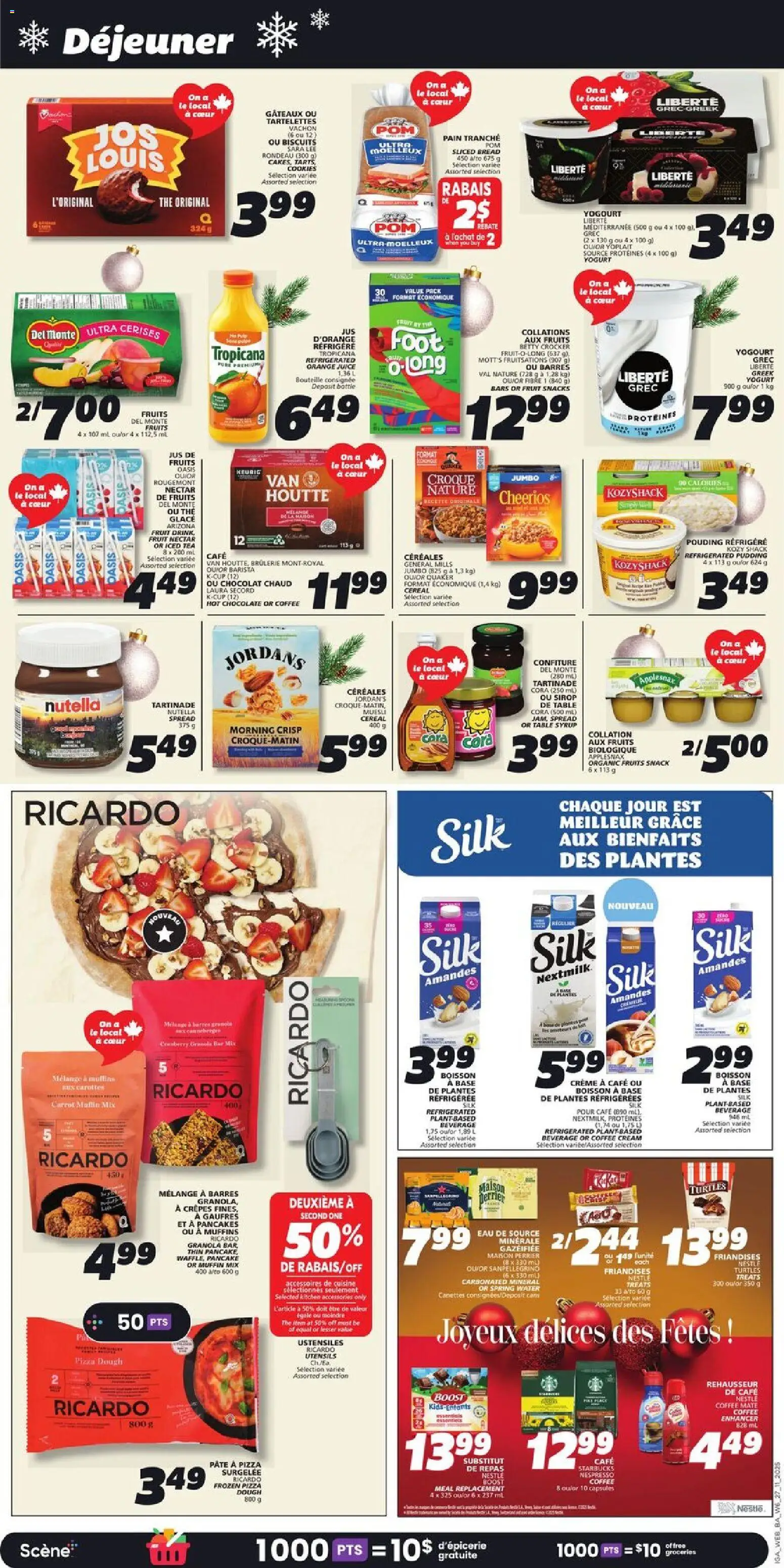 IGA flyer valid from 27.11.2025 | Page: 9 | Products: Tea, Table, Yogurt, Chocolate
