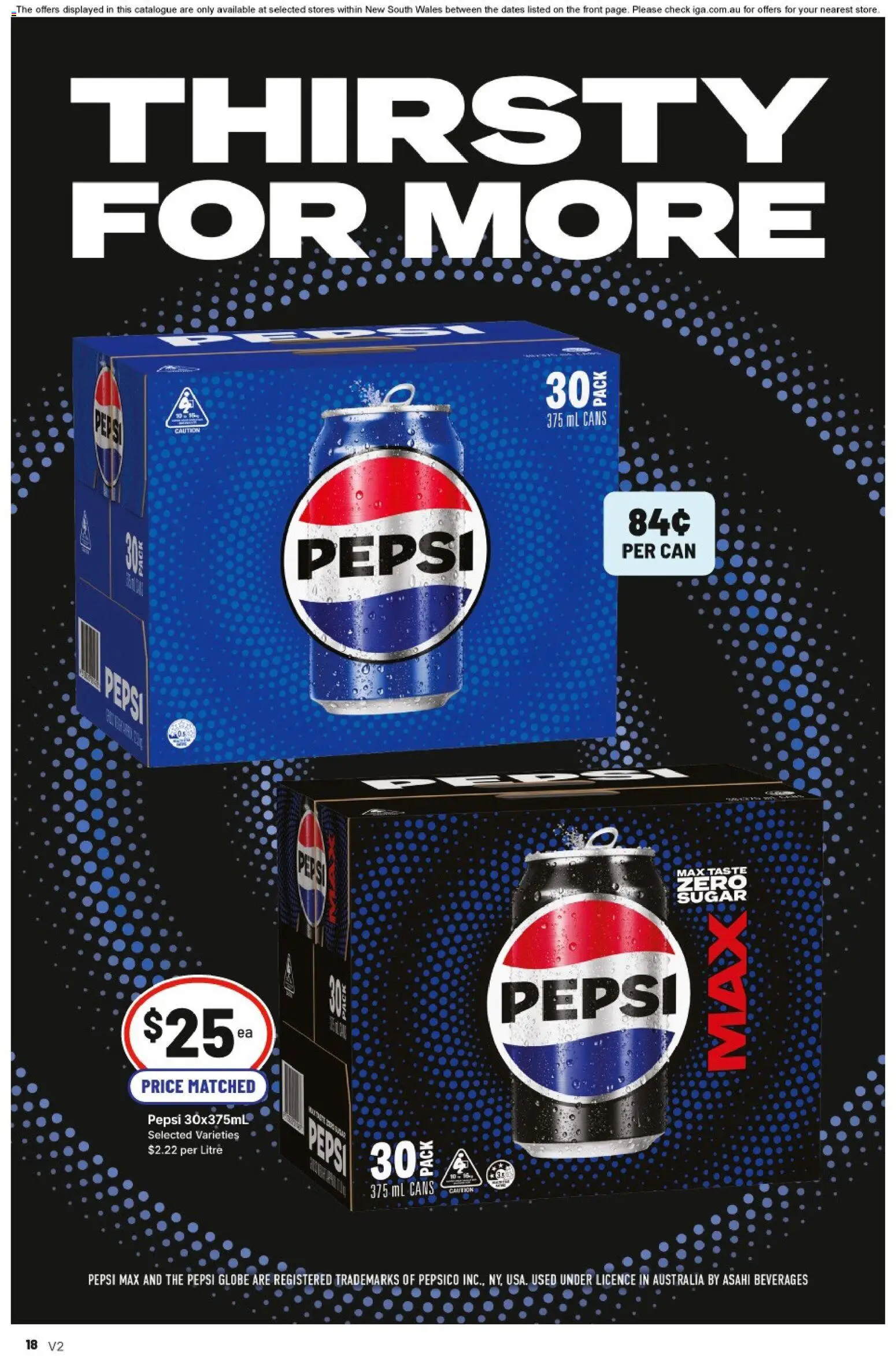 IGA catalogue - valid from 07.01.2026 | Page: 21 | Products: Pepsi, Sugar, Pepsi Max