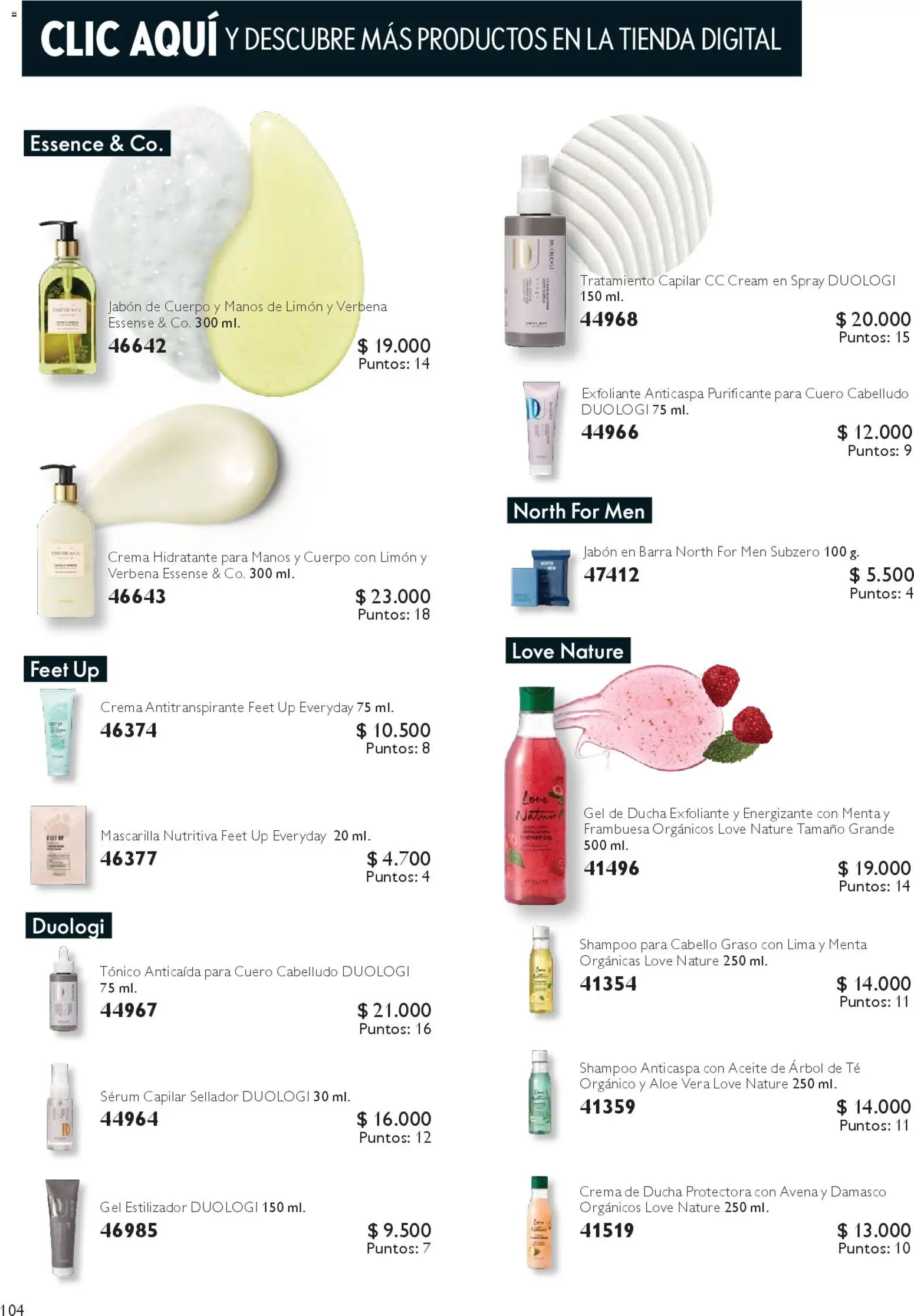 Oriflame catálogo │ válido desde el 27.12.2025 | Página: 104 | Productos: Mascarilla, Antitranspirante, Té, Crema