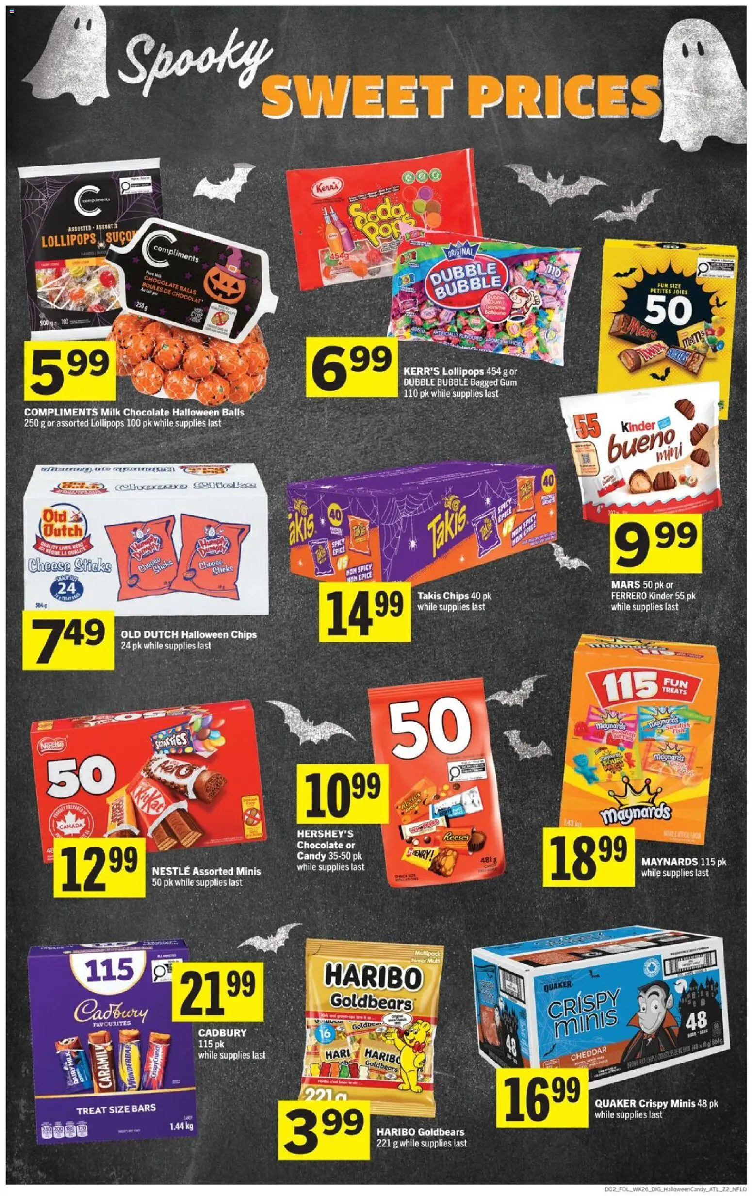 Foodland flyer valid from 23.10.2025 | Page: 7 | Products: Chips, Milk, Cheese, Chocolate