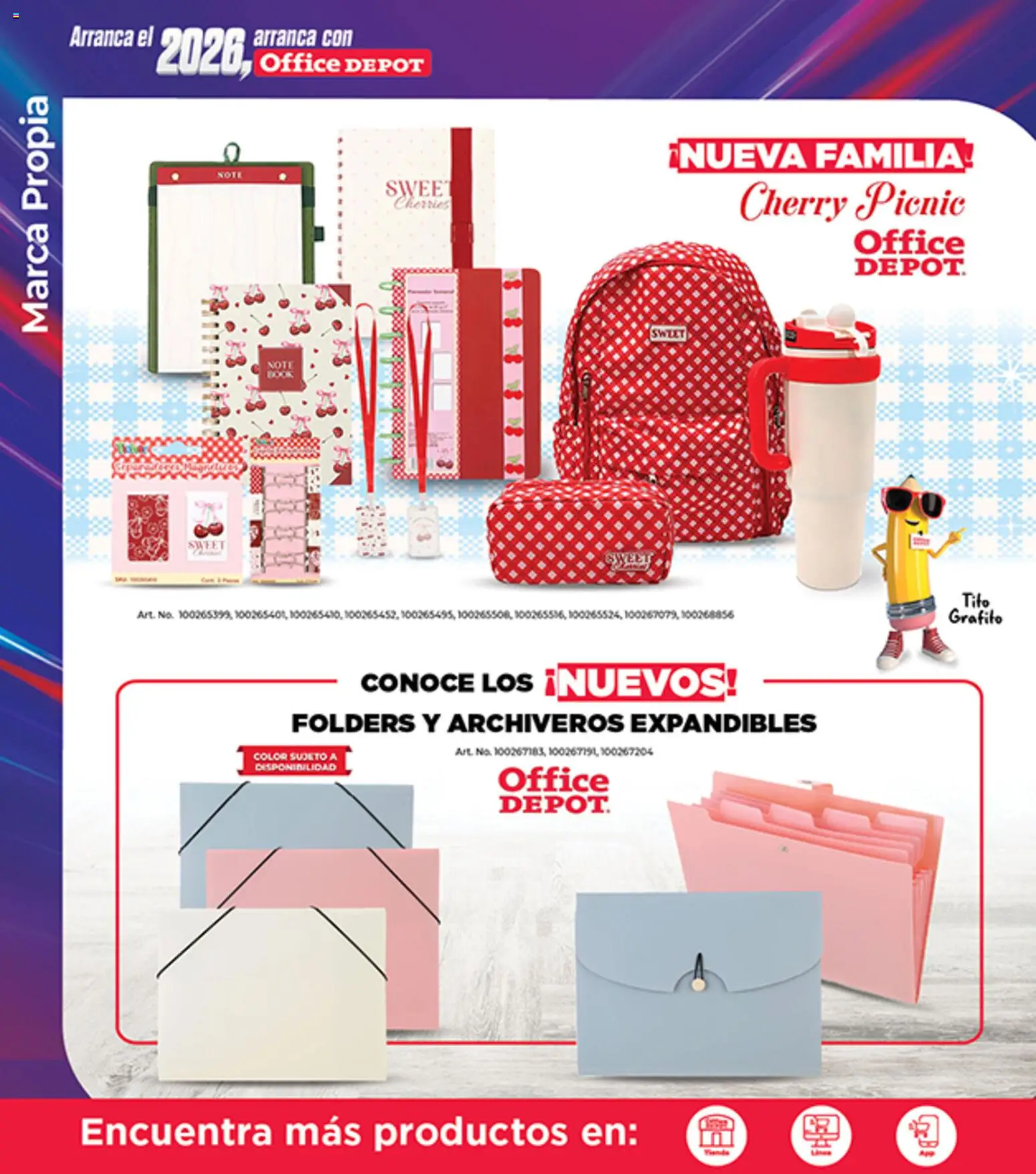 Nuevas ofertas de Office Depot válidas en toda la República Mexicana desde el 01.02.2026. ¡Encuentra las mejores ofertas en Office Depot catálogo! | Página: 1