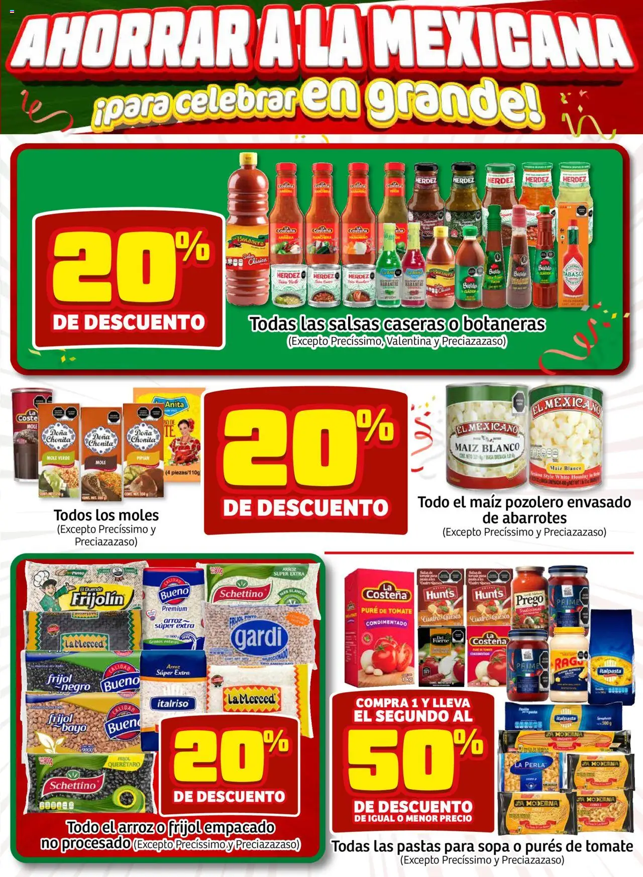 Nuevas ofertas de Soriana válidas en toda la República Mexicana desde el 10.09.2025. ¡Encuentra las mejores ofertas en Soriana - Ahorrar a la mexicana Mercado Nacional! | Página: 3 | Productos: Maíz, Sopa, Tomate, Pure de Tomate