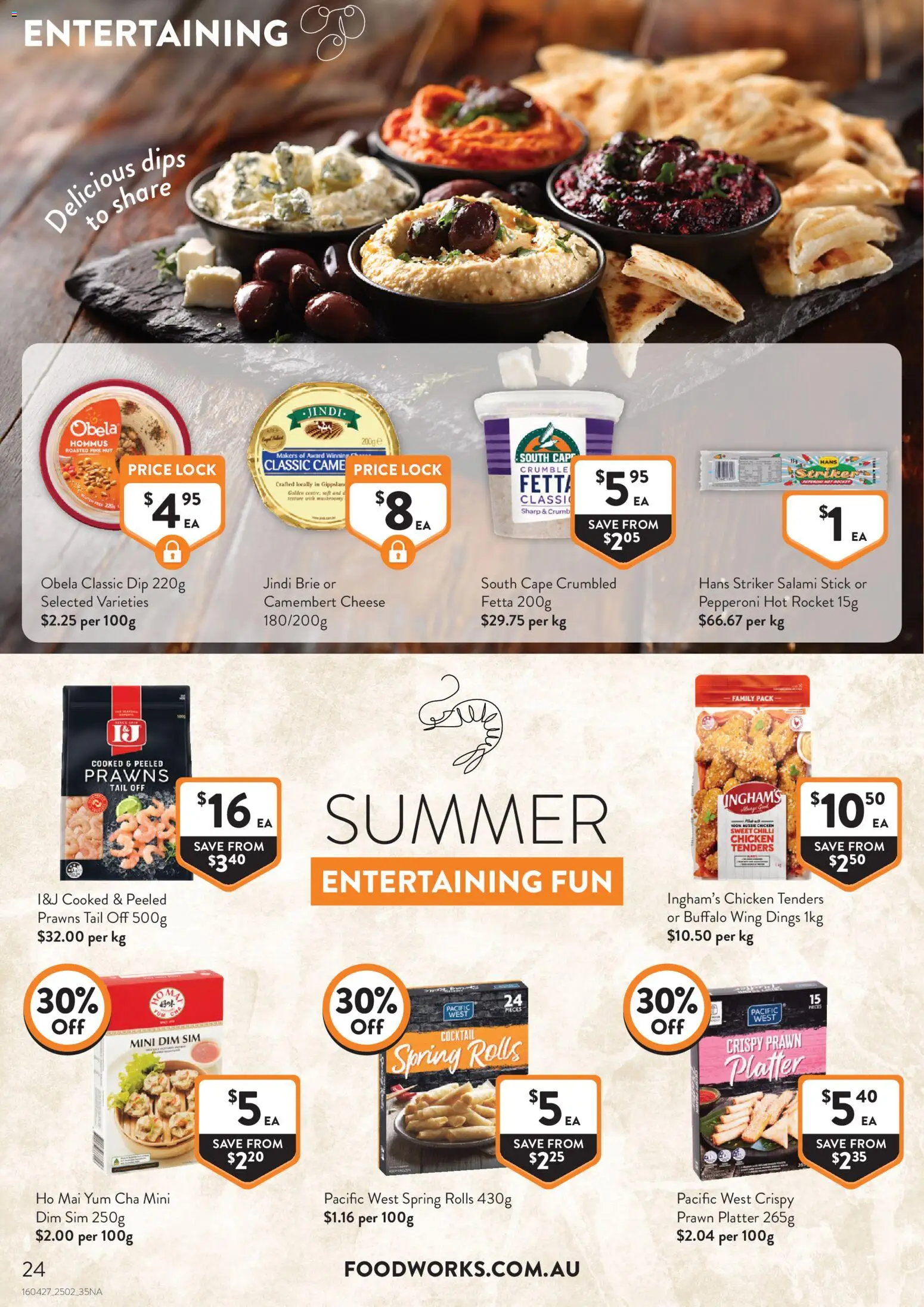 Foodworks catalogue - valid from 25.02.2026 | Page: 24 | Products: Cheese, Salami, Chicken, Chilli