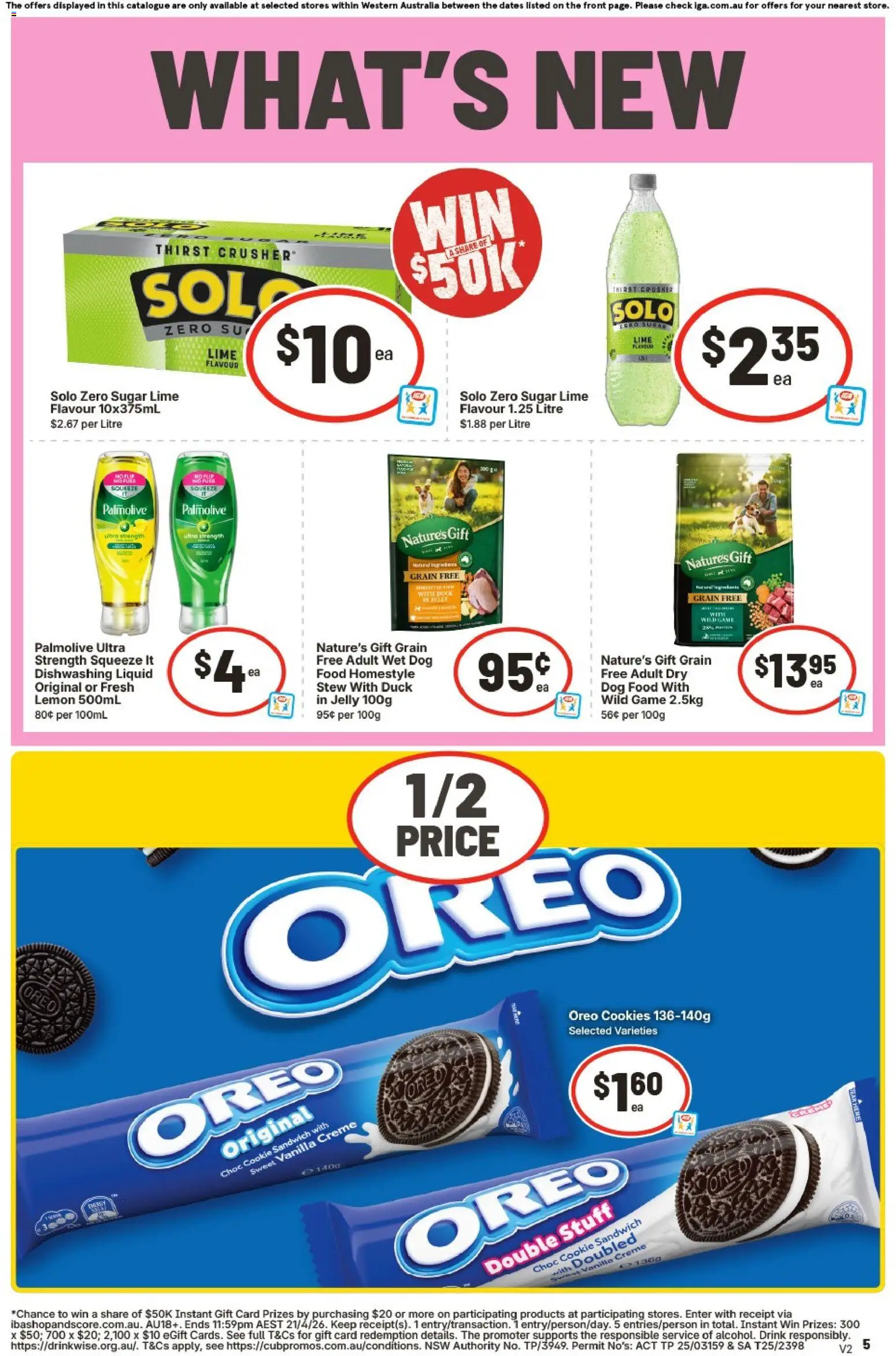 IGA catalogue - valid from 01.04.2026 | Page: 5 | Products: Duck, Lemon, Lime, Game