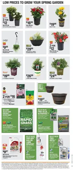 Preview of Home Depot weekly ads valid from 09.04.2026 | Page: 2 | Products: Bed, Pump, Basket, Whiskey