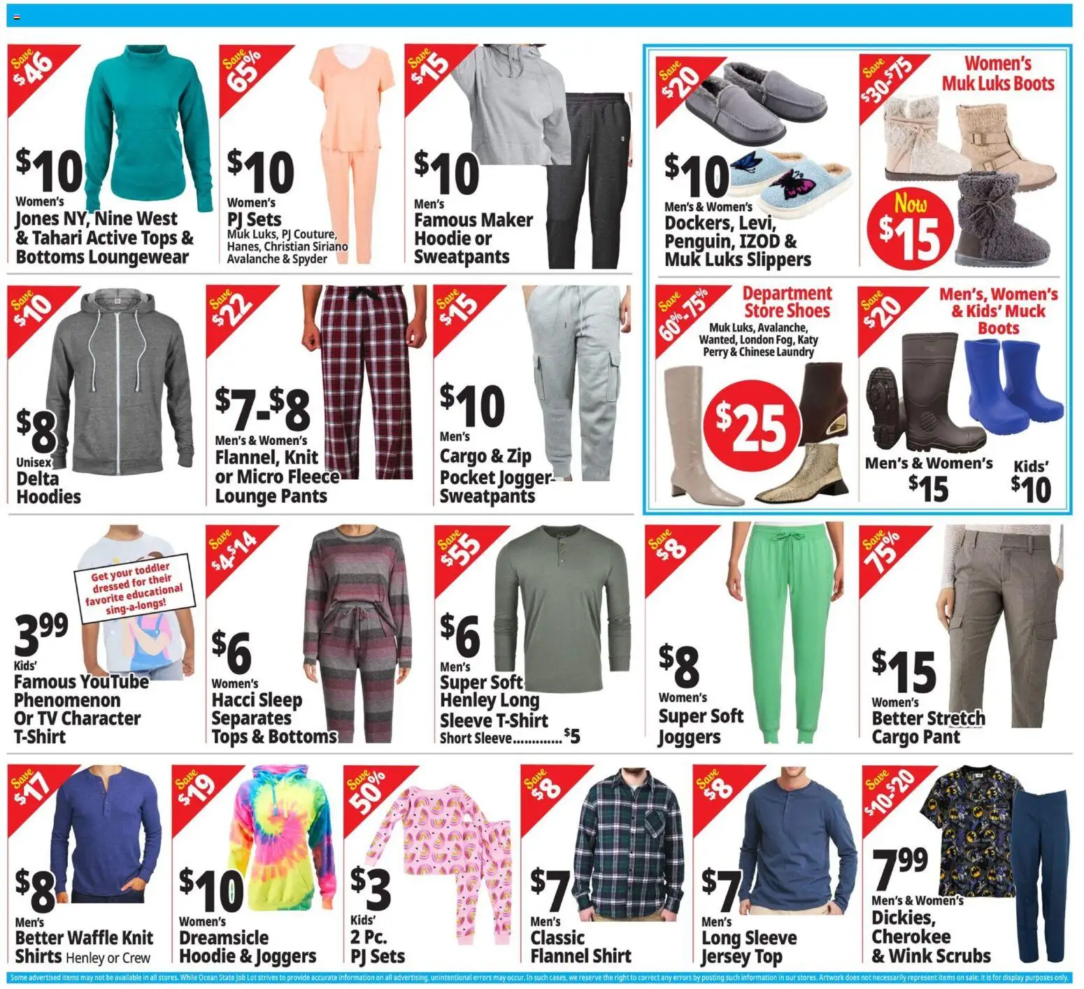 Ocean State Job Lot Weekly Ad - MA - valid from 22.01.2026 | Page: 5 | Products: Shirt, Boots, Slippers, Tv