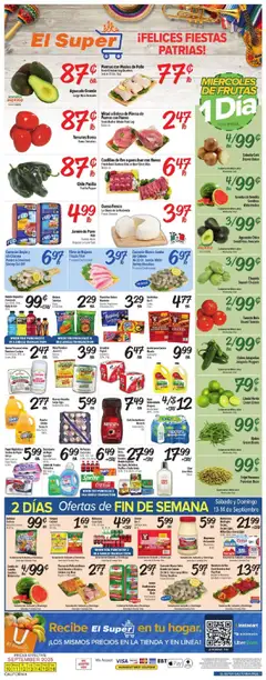 Preview of El Super weekly ads valid from 10.09.2025