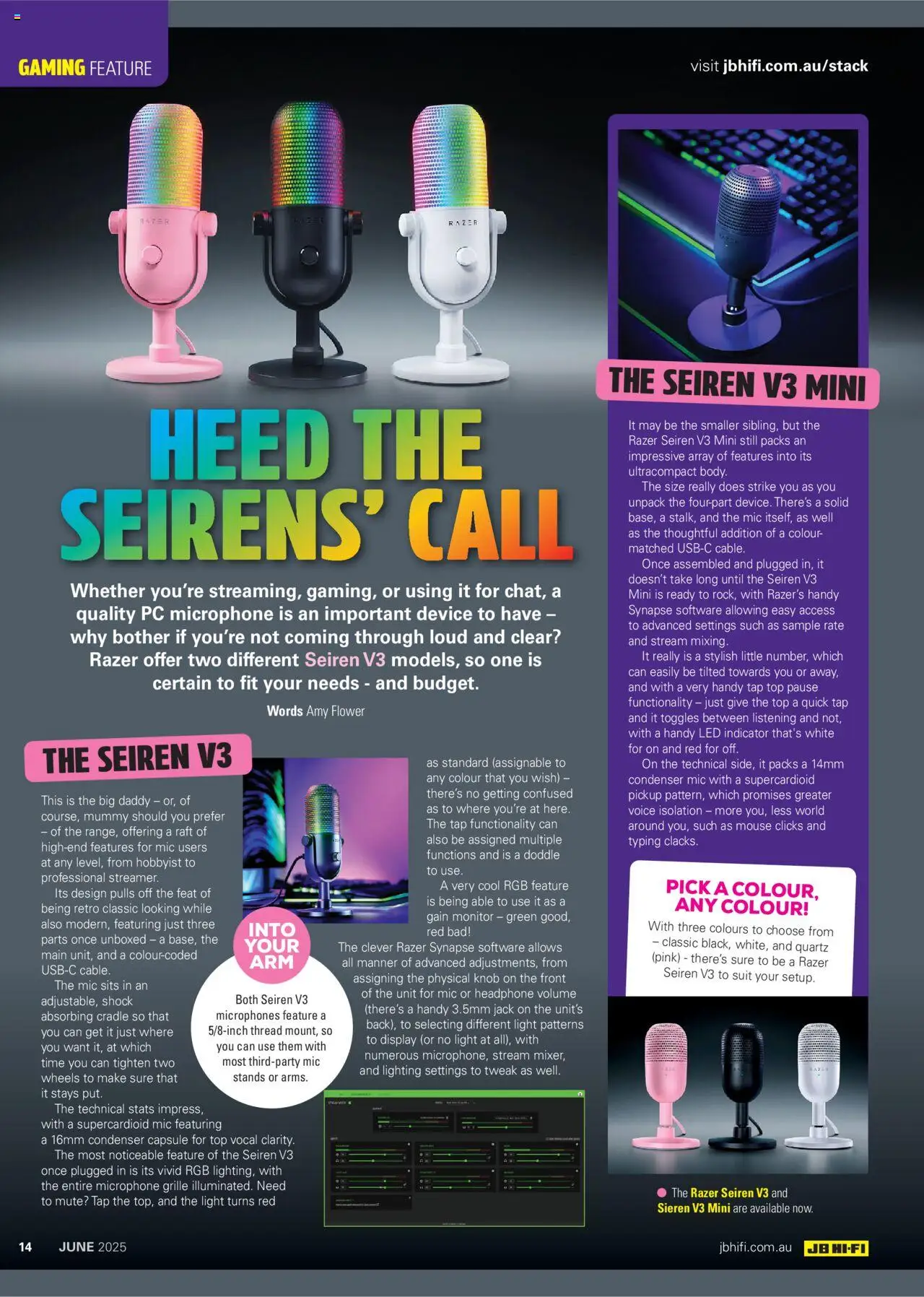 JB Hi-Fi catalogue - valid from 01.06.2025 | Page: 14 | Products: Light, Tap, Monitor, Mouse
