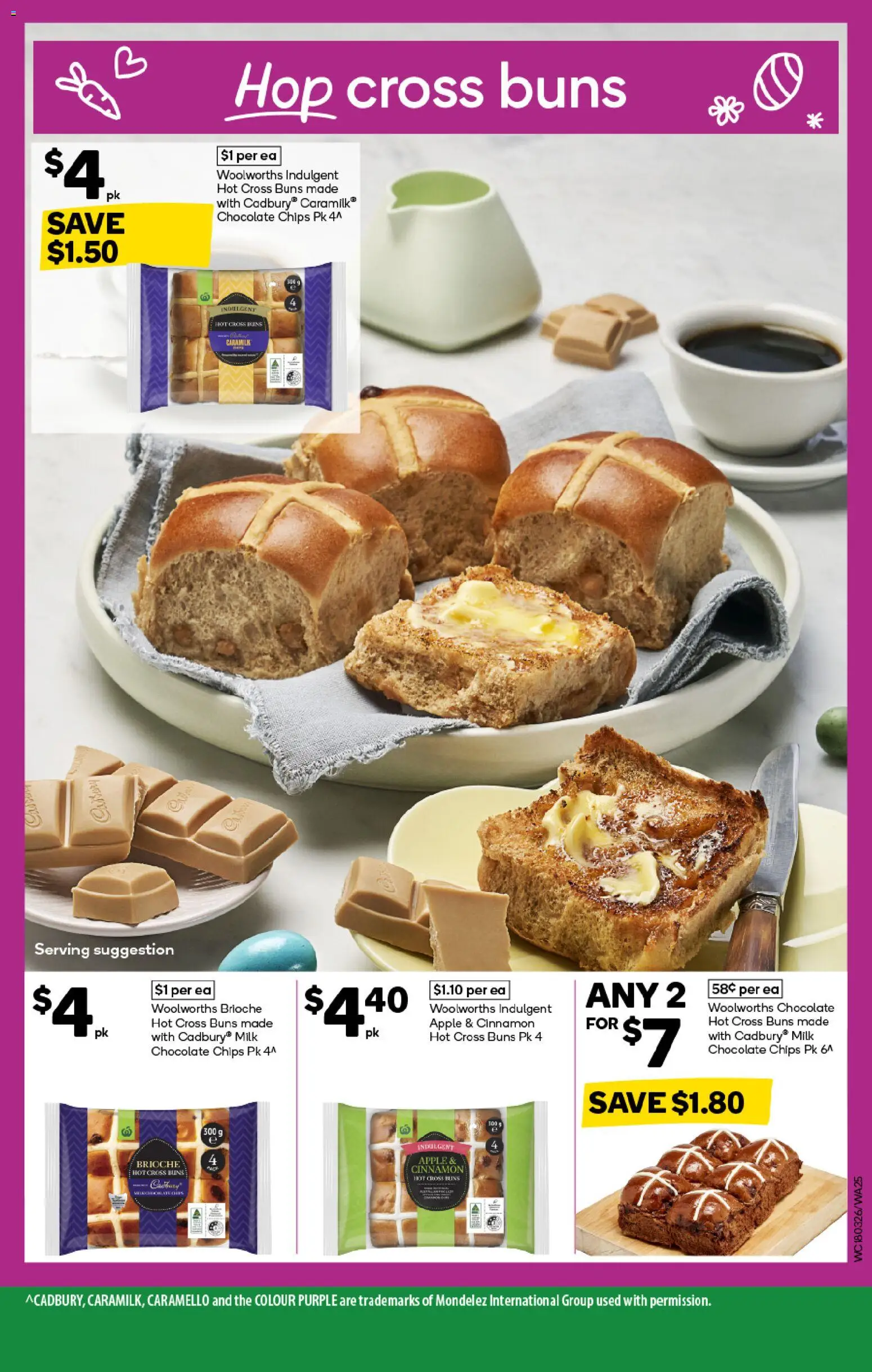 Woolworths catalogue - valid from 18.03.2026 | Page: 25 | Products: Milk, Chocolate, Chips