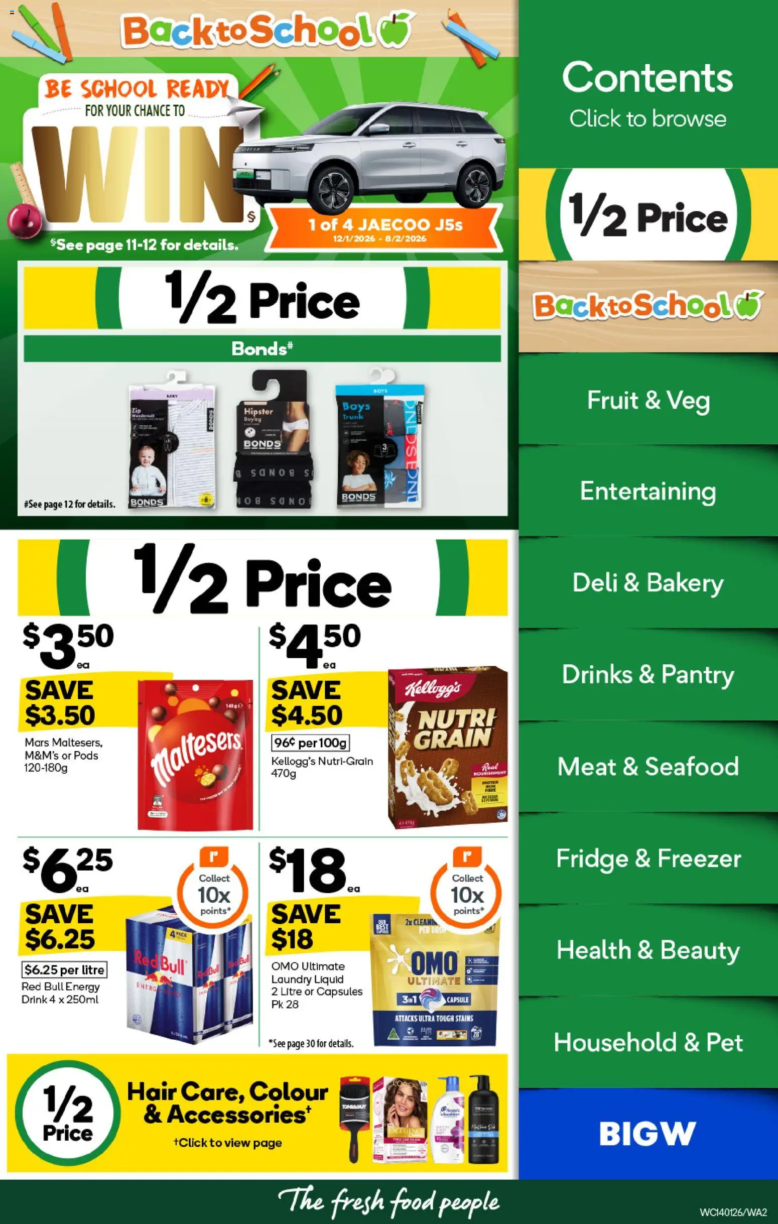 Woolworths catalogue - valid from 14.01.2026 | Page: 2 | Products: Household, Meat, Seafood, Bakery