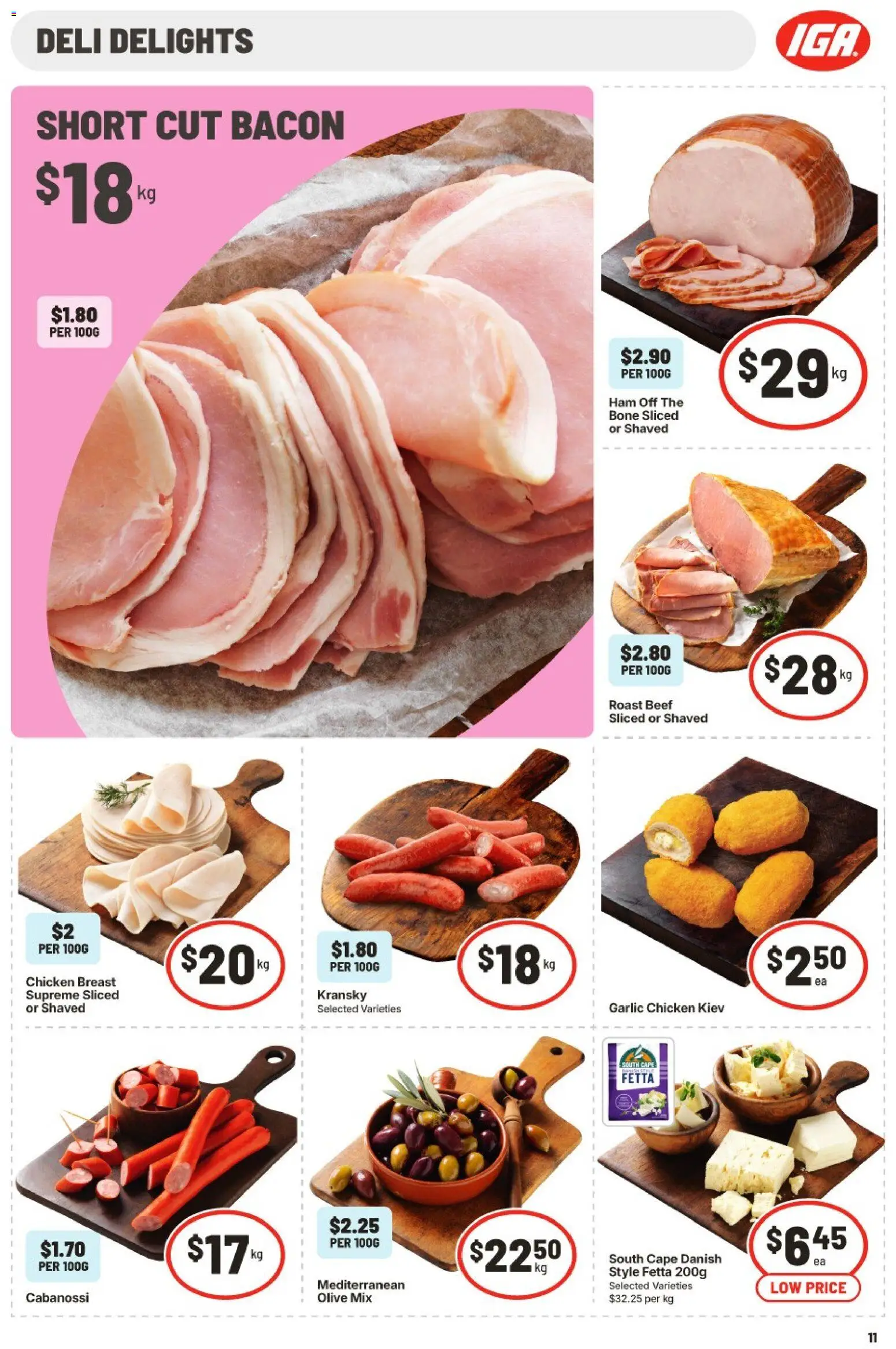 IGA catalogue - valid from 29.04.2026 | Page: 12 | Products: Bacon, Ham, Beef, Garlic