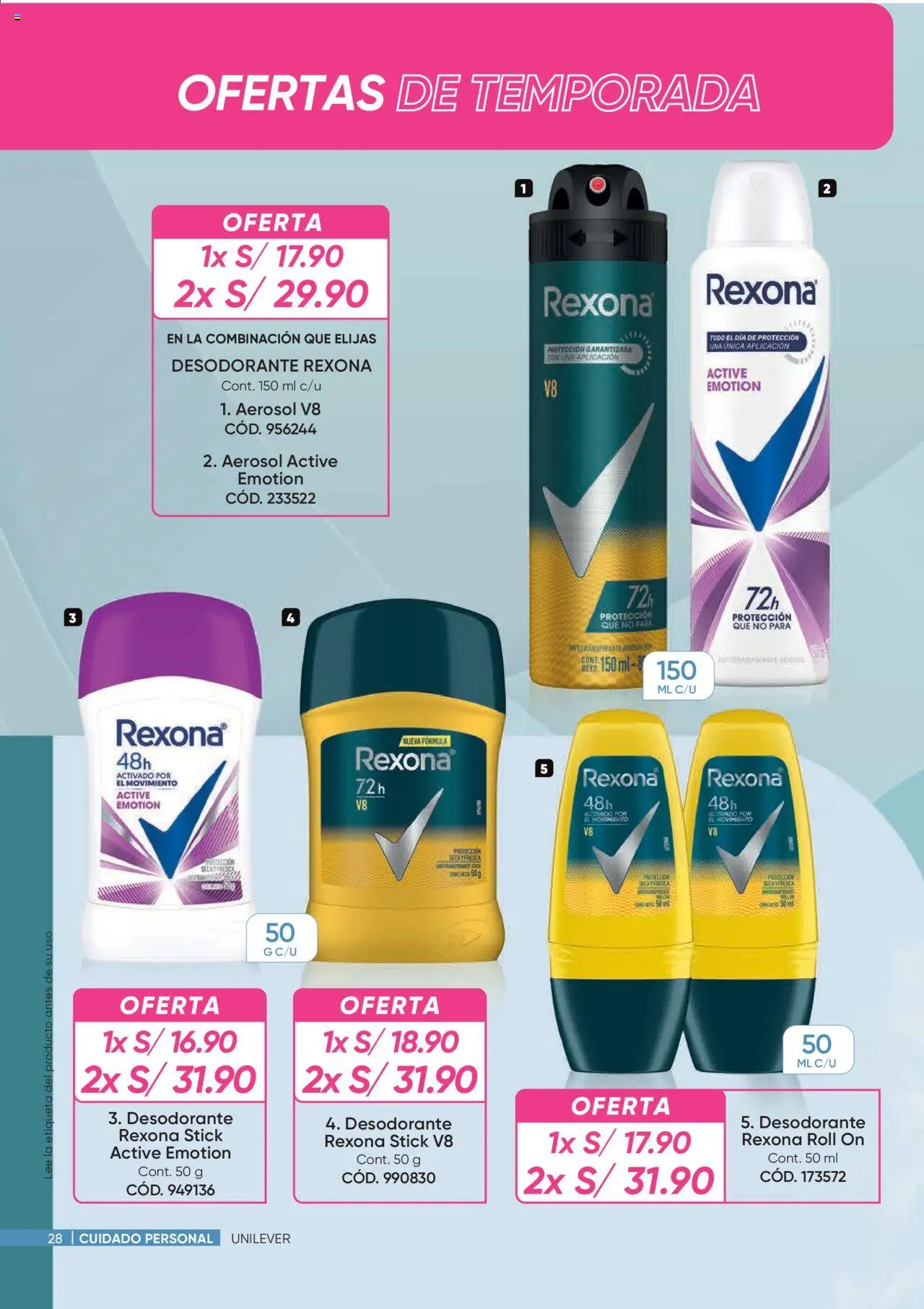 Catálogo Azzorti válido desde 28.07.2025 | Página: 28 | Productos: Desodorante, Antitranspirante