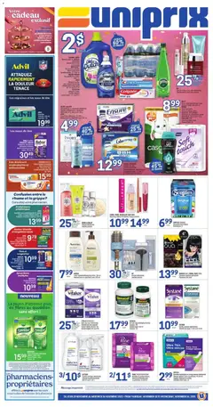 Preview of Uniprix weekly flyer / circulaire from shop Uniprix valid from 20.11.2025
