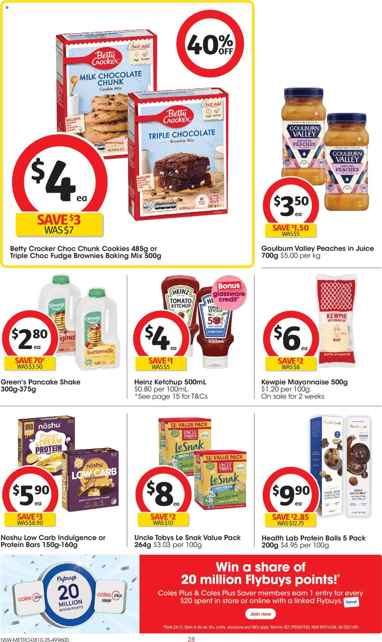 Coles catalogue - valid from 08.10.2025 | Page: 28 | Products: Eggs, Chocolate, Juice, Cream